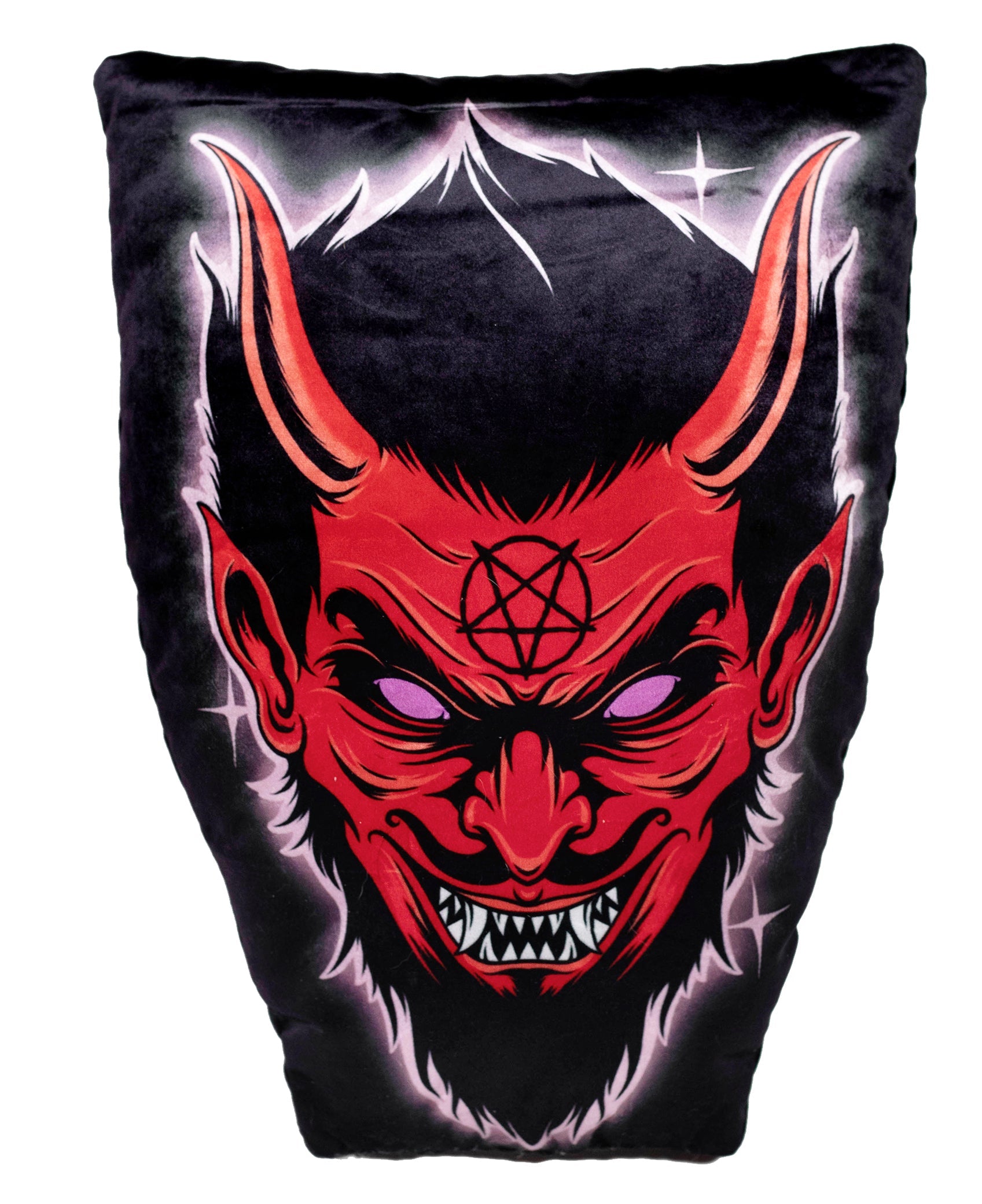 Vera's Eyecandy Devil Velvet Throw Pillow