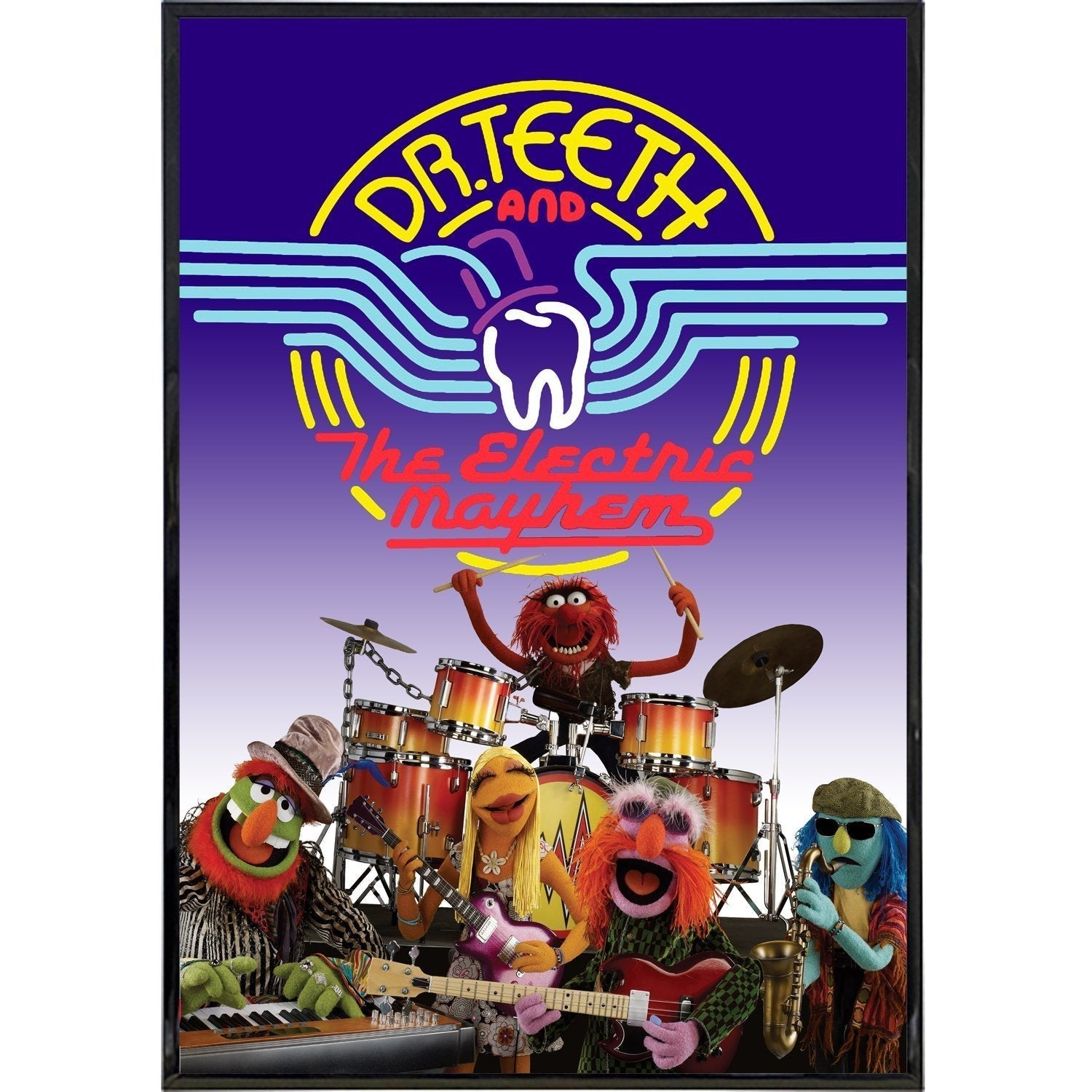 Dr. Teeth and The Electric Mayhem Muppets Band Poster Print