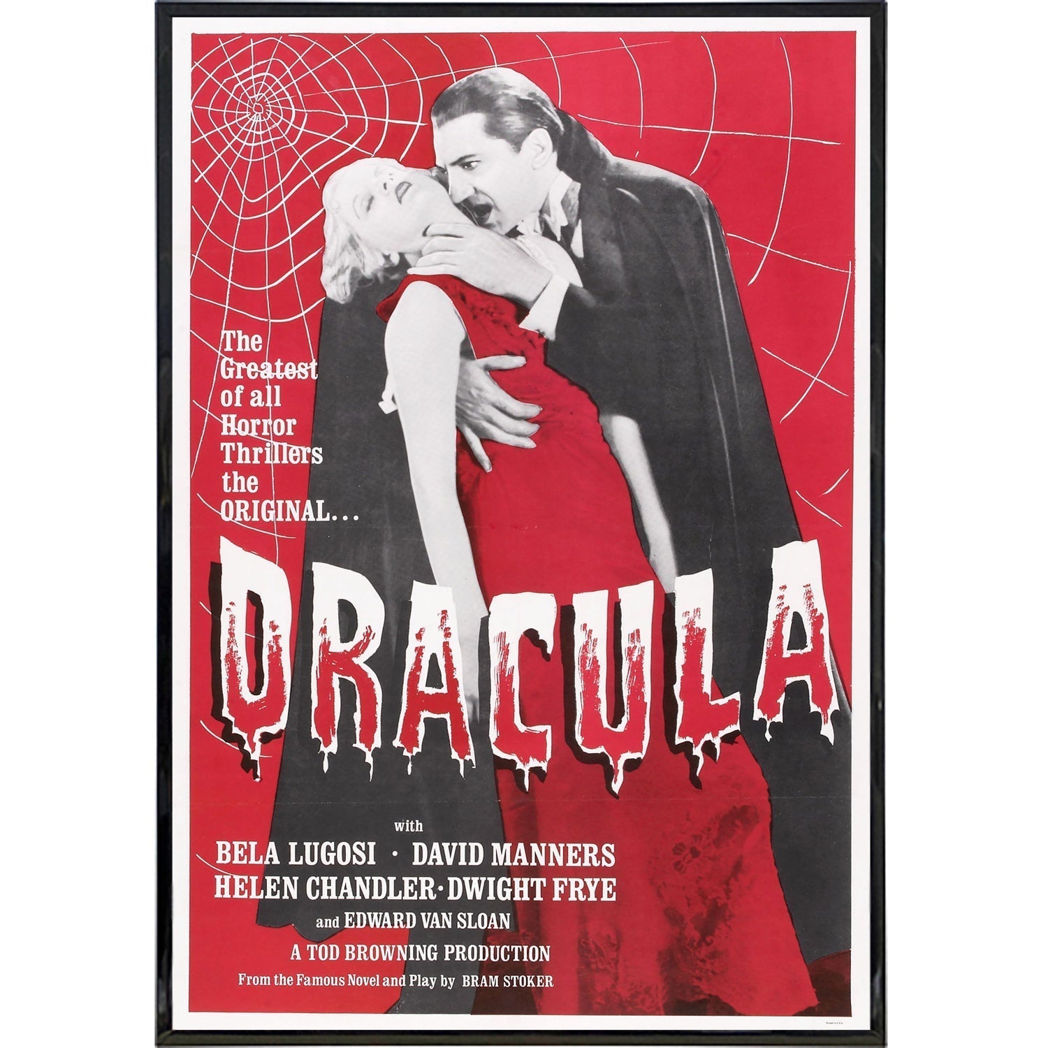 Dracula Bela Lugosi Cult Movie Film Print