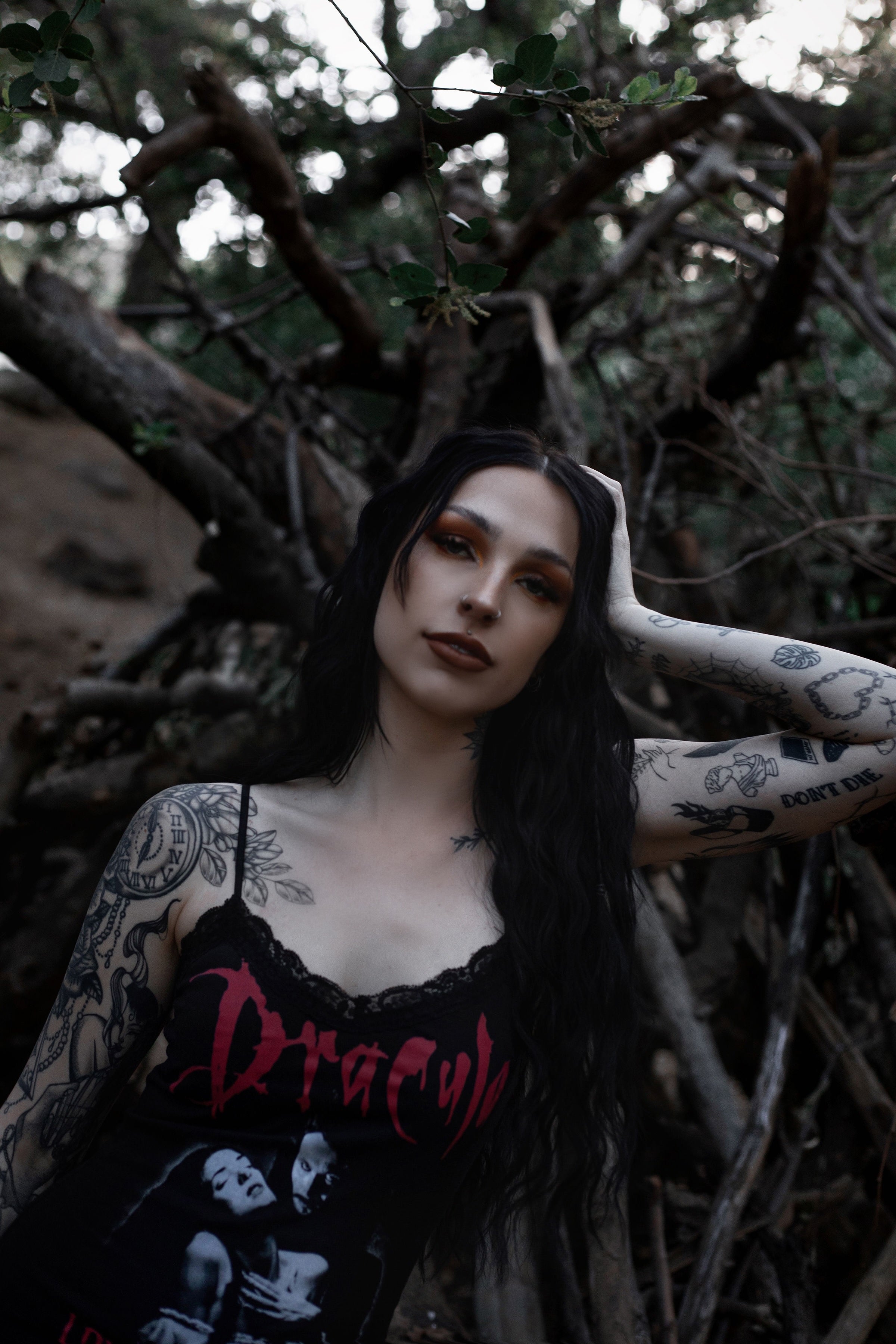 Vera's Eyecandy Dracula Love Never Dies Lace Strap Dress