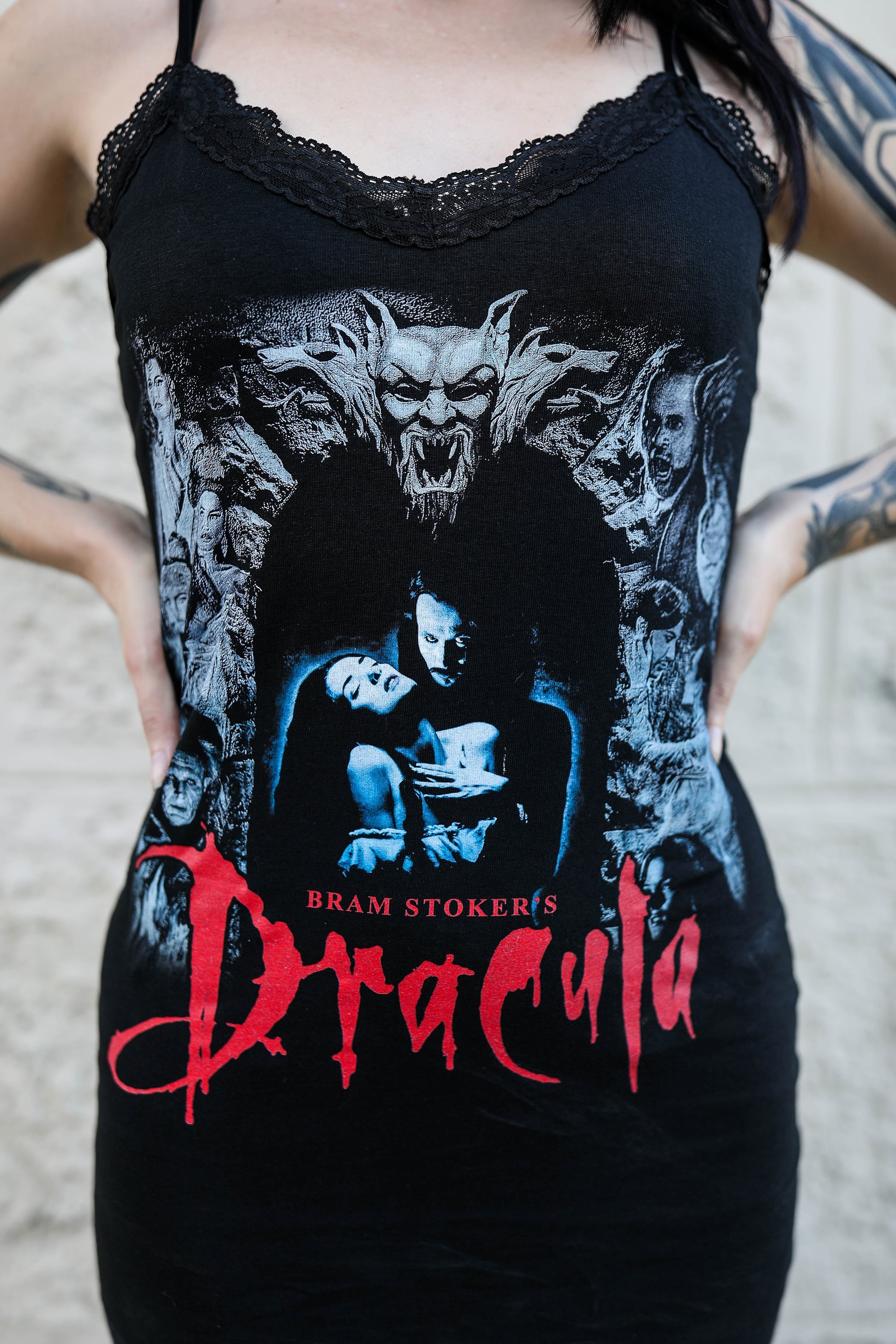 Vera's Eyecandy Dracula Bram Stoker’s Lace Strap Dress