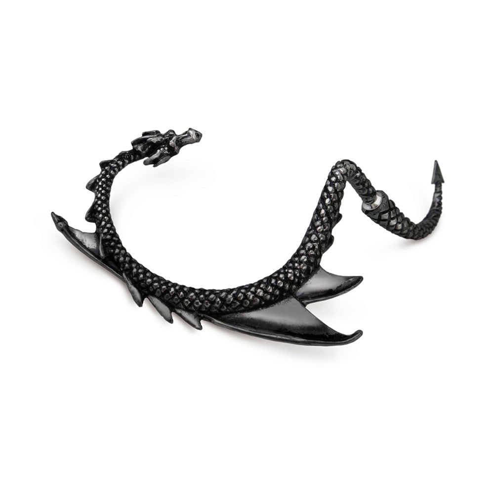 Alchemy Gothic The Dragons Lure LEFT * RIGHT * BLACK * PAIR Ear Wrap E274