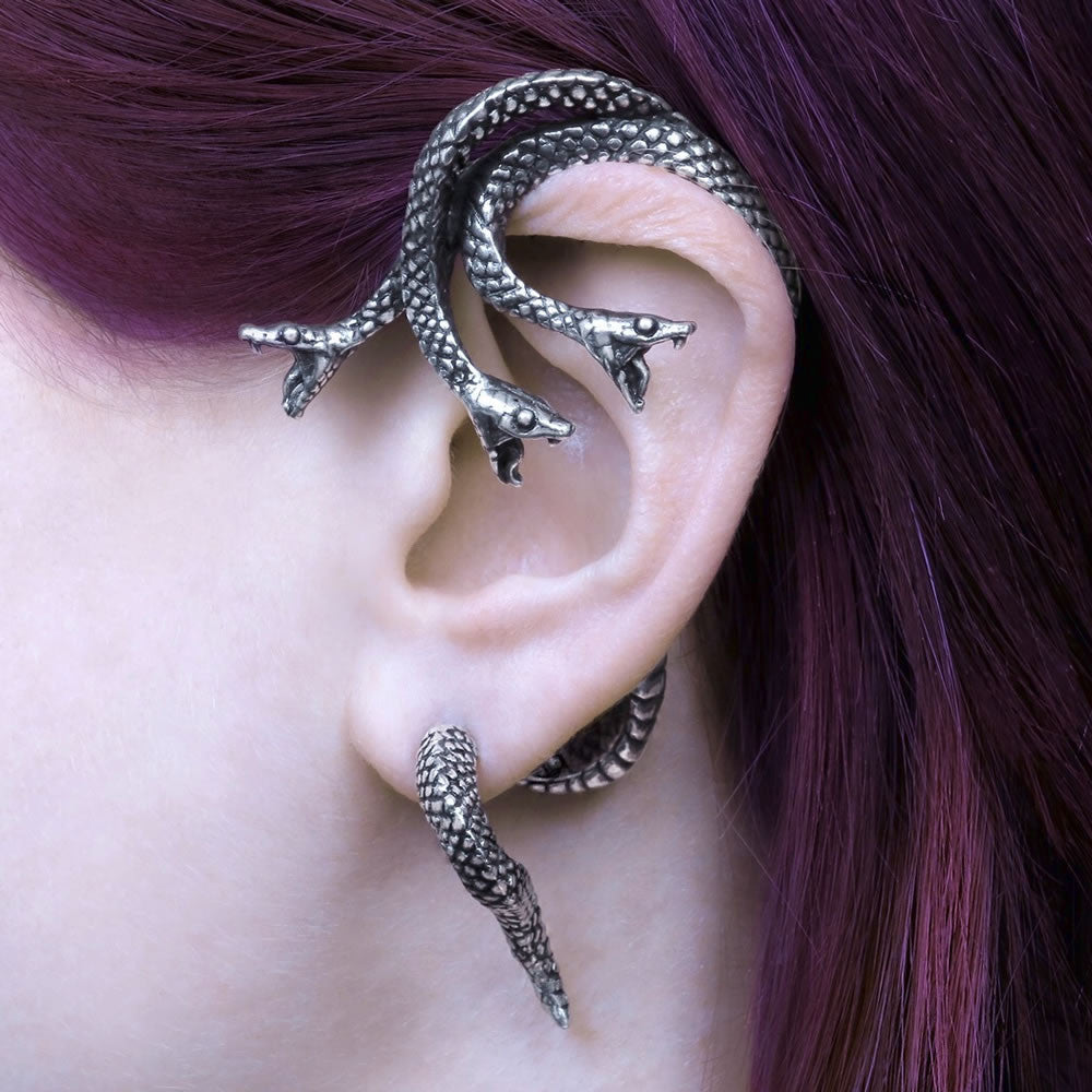 Alchemy Gothic Khthonis Serpent Left Ear Wrap E434