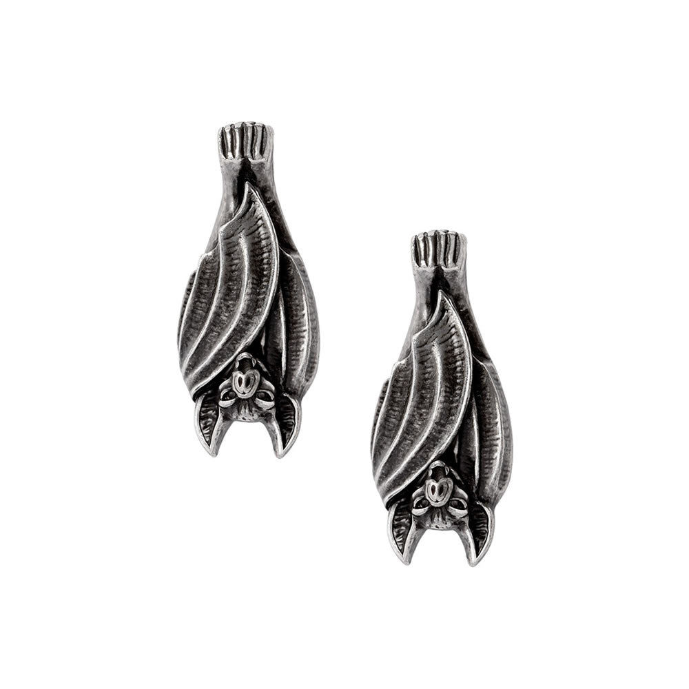 Alchemy Gothic Before Dusk Bat Earrings E485