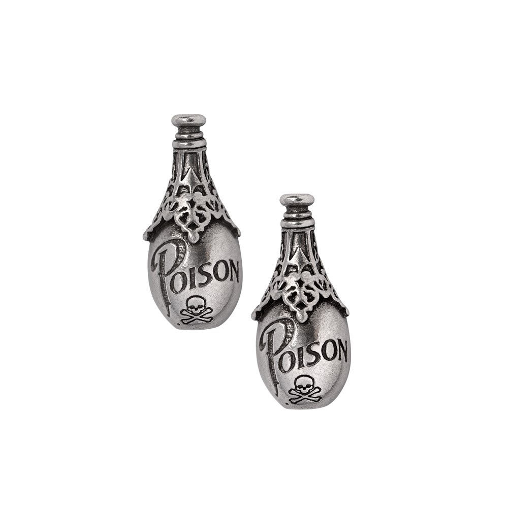 Alchemy Gothic Lucrezia's Fix Poison Bottle Earrings E486