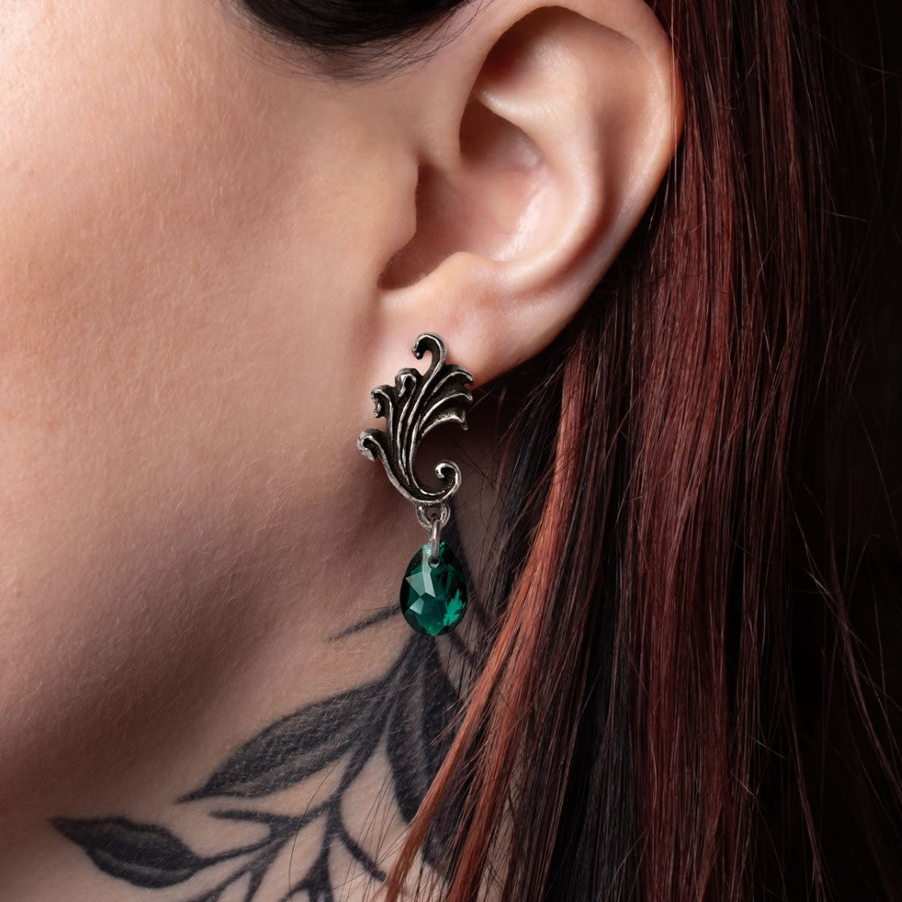 Alchemy Gothic Churchyard Dropper Earrings E490