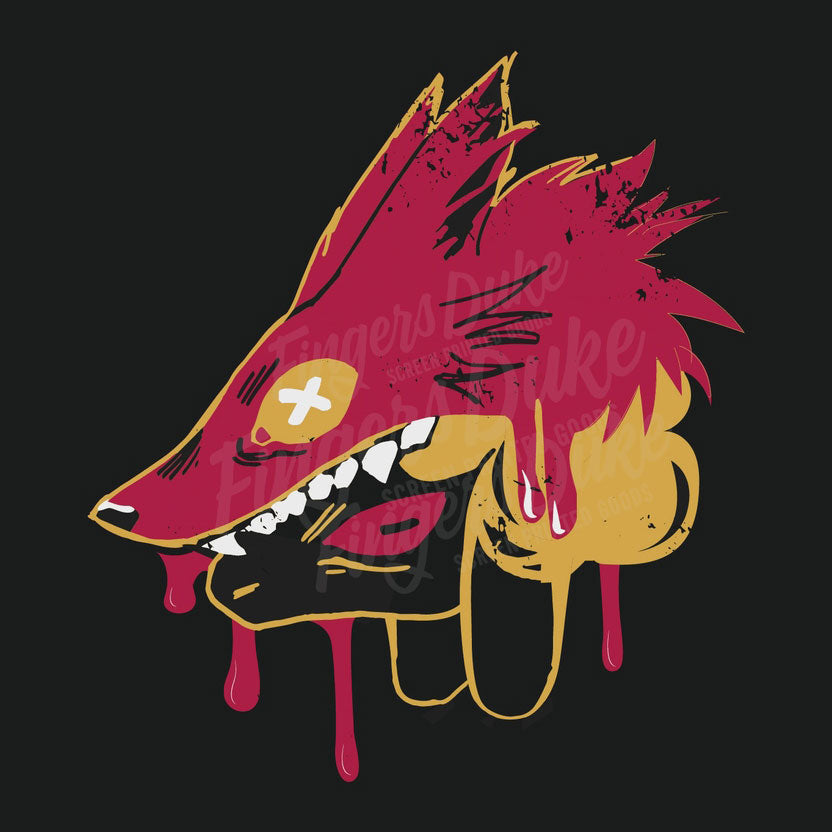 Fingers Duke Eat The Rich Back Art Black T-Shirt