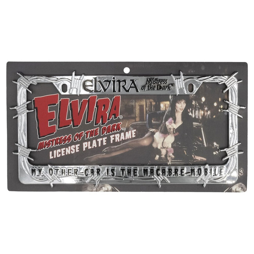 Kreepsville 666 Elvira Mobile Macabre License Plate Frame