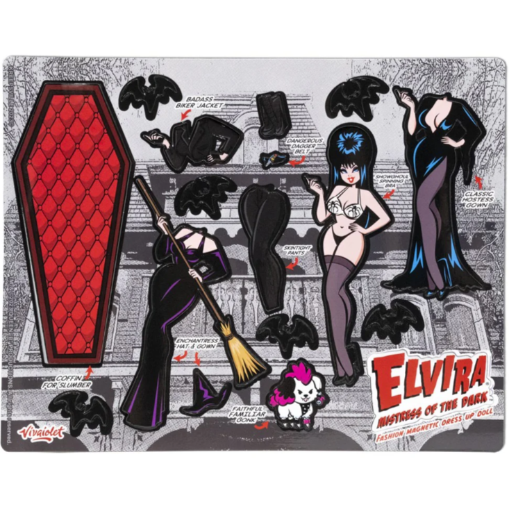 Kreepsville 666 Elvira Mistress of The Dark Magnet Set