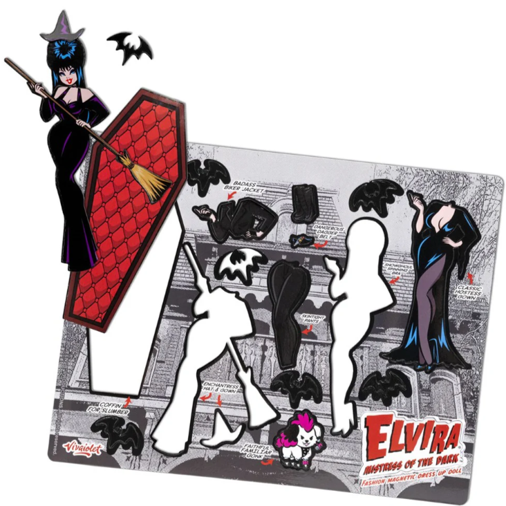 Kreepsville 666 Elvira Mistress of The Dark Magnet Set