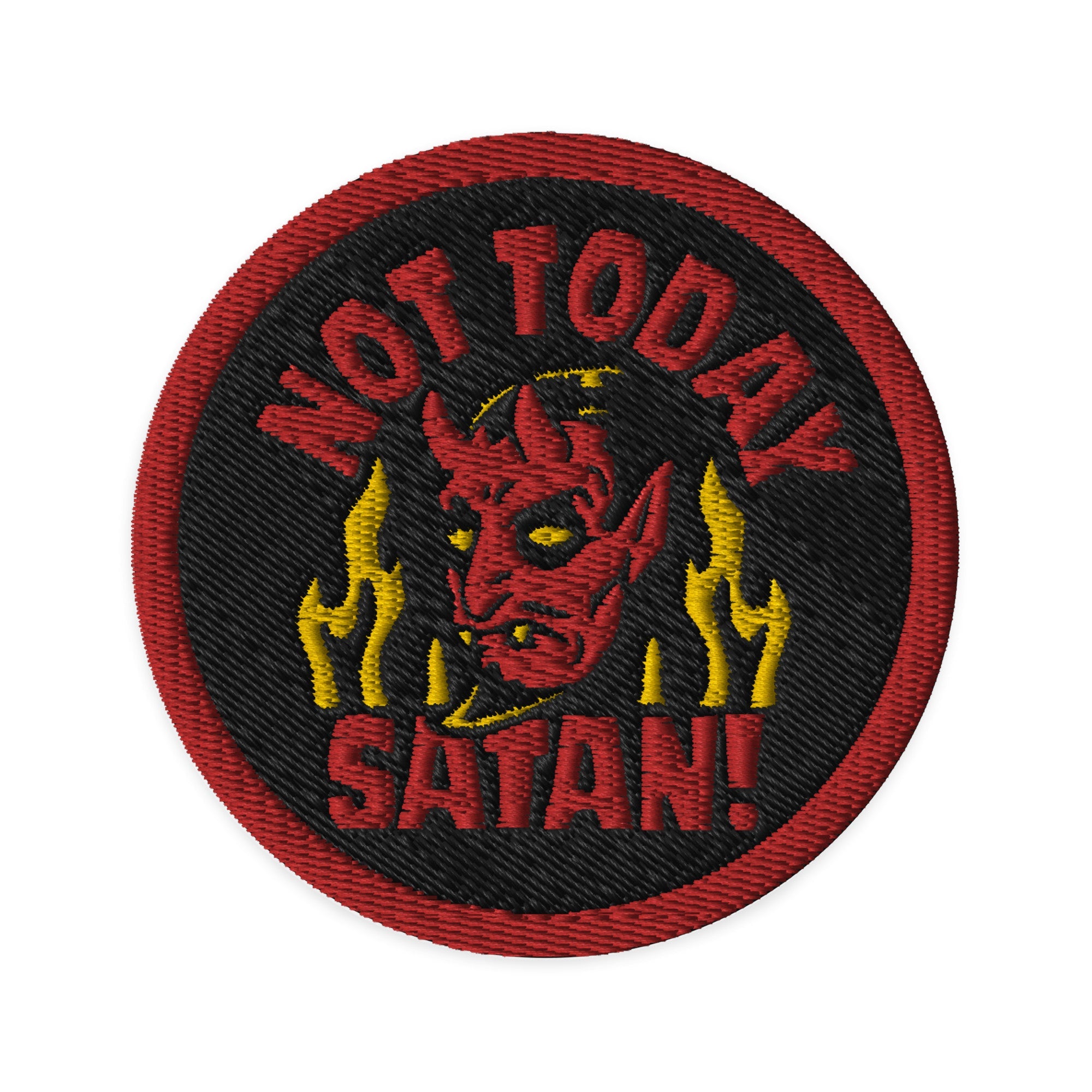 Murder Apparel Not Today Satan Patch