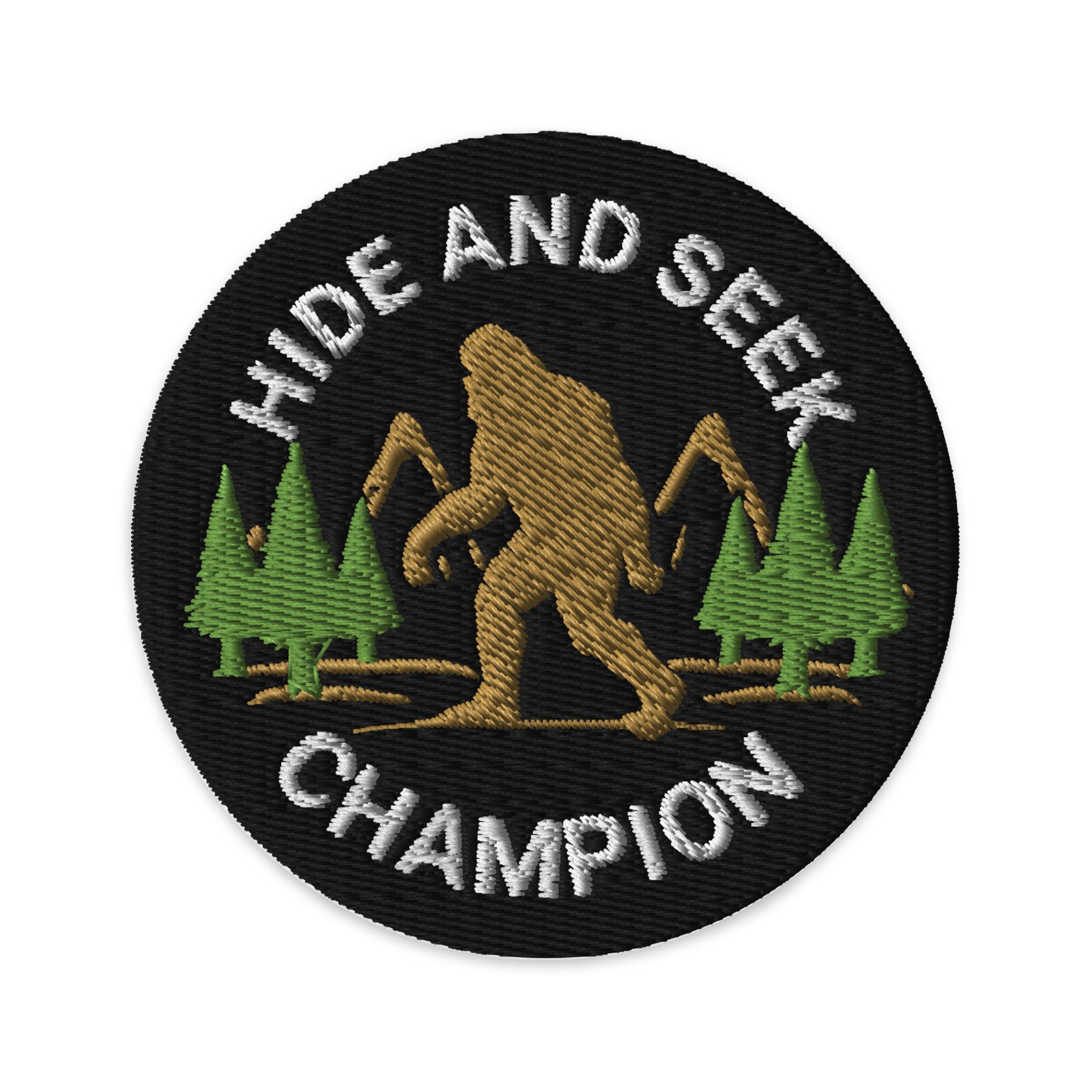 Murder Apparel Bigfoot Hide & Seek Champion Patch