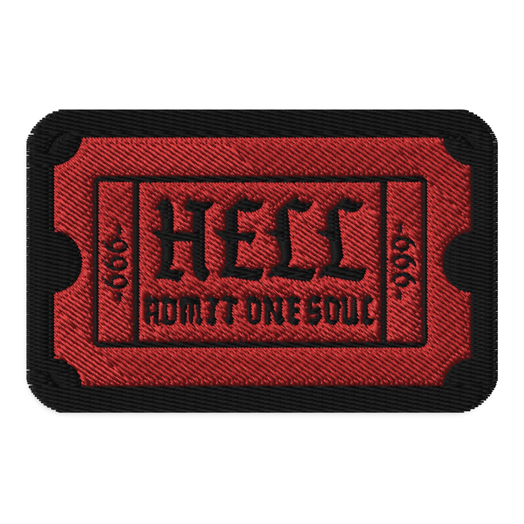 Murder Apparel Ticket To Hell Patch