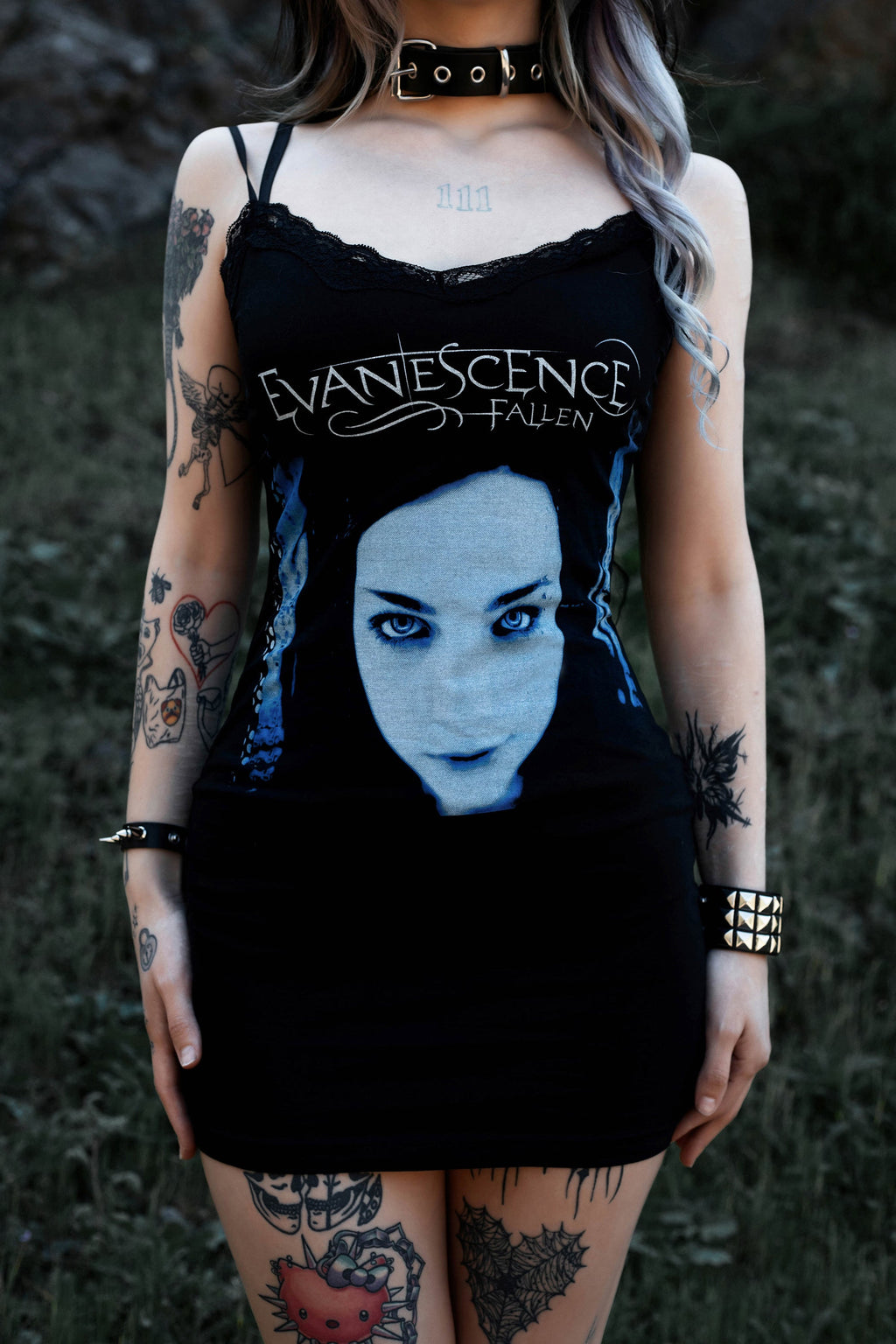 Vera's Eyecandy Evanescence Lace Strap Dress