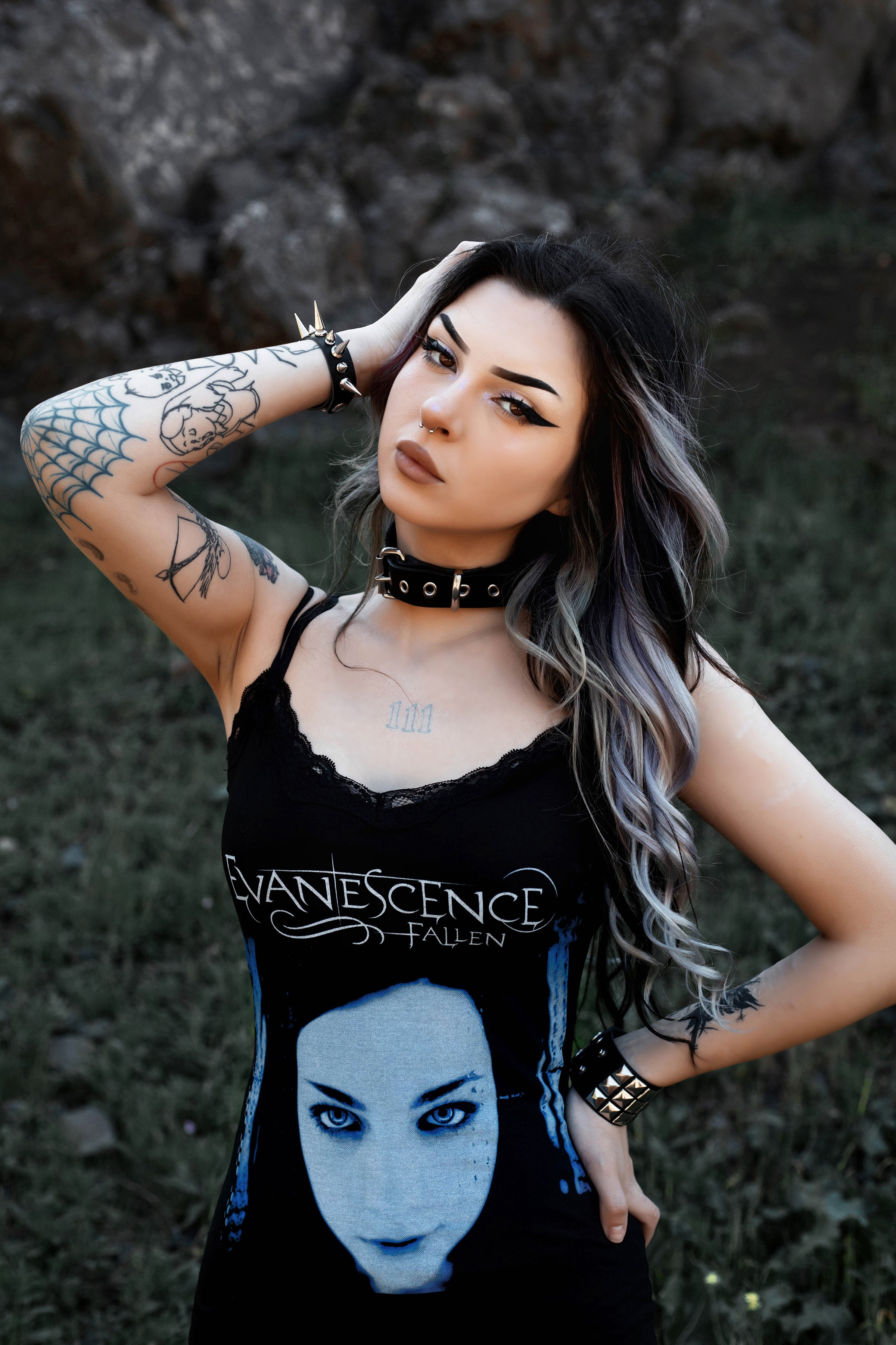 Vera's Eyecandy Evanescence Lace Strap Dress