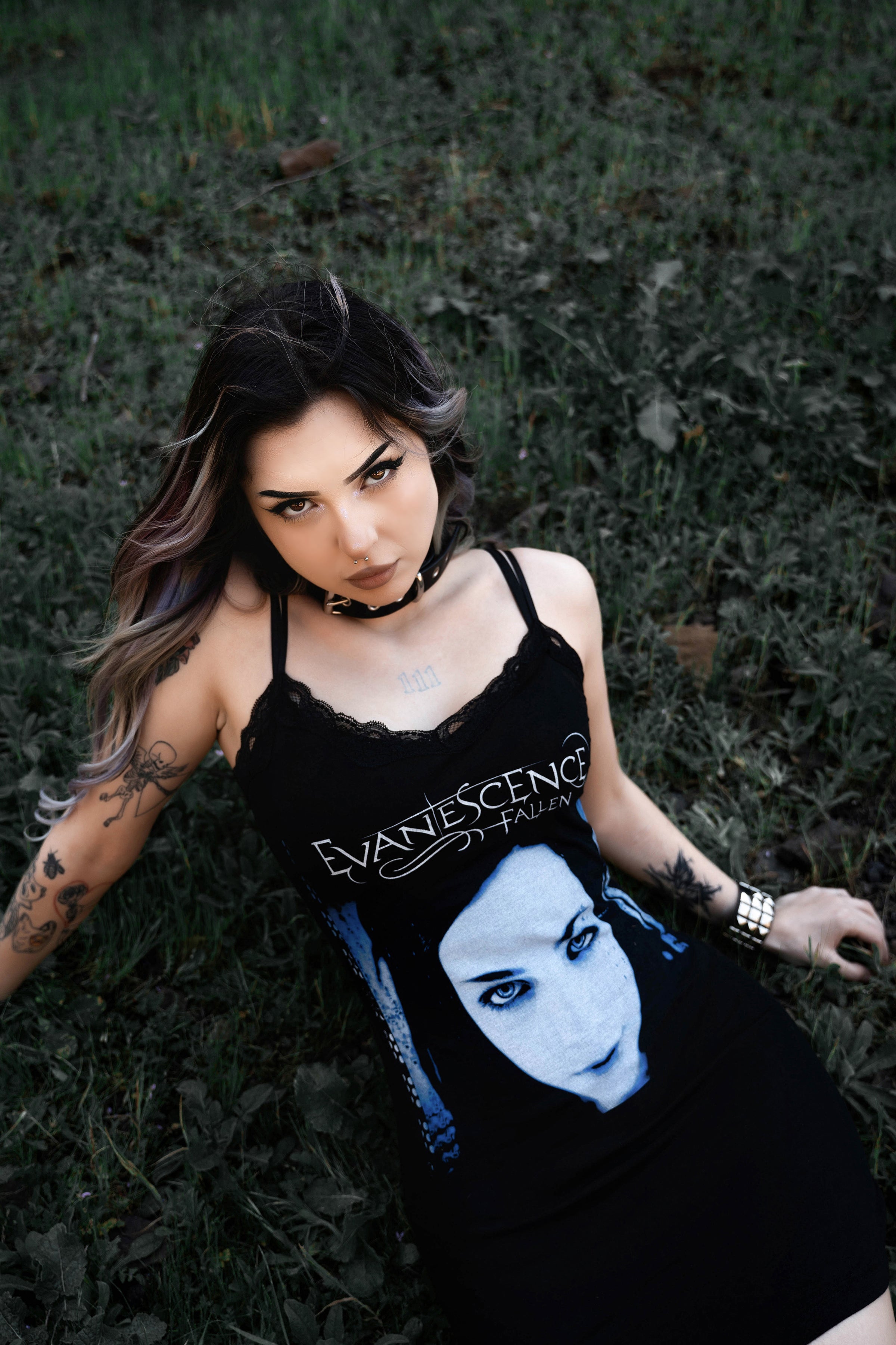 Vera's Eyecandy Evanescence Lace Strap Dress