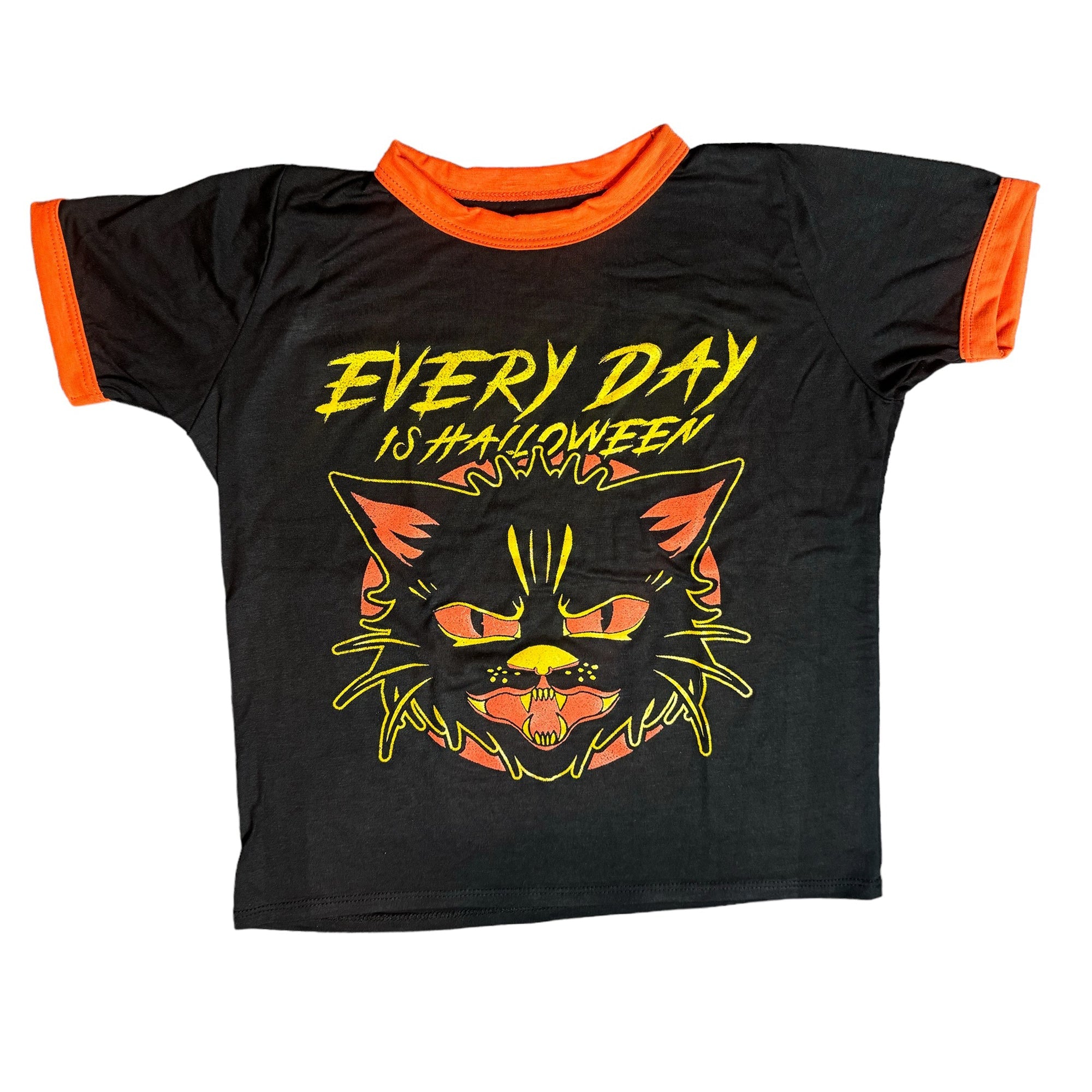 Vera's Eyecandy Every Day is Halloween Ringer Tee