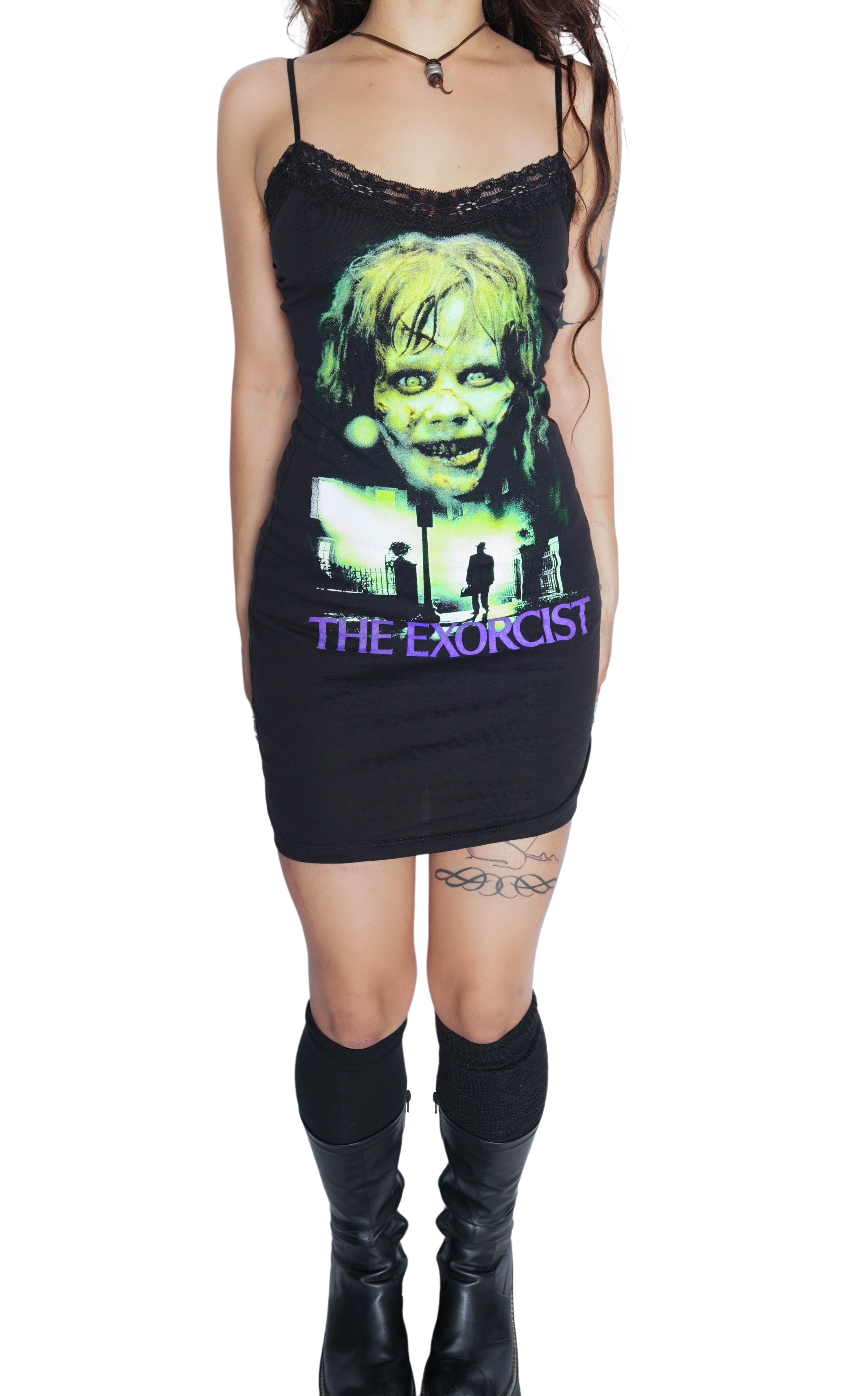 Vera's Eyecandy The Exorcist Lace Strap Dress