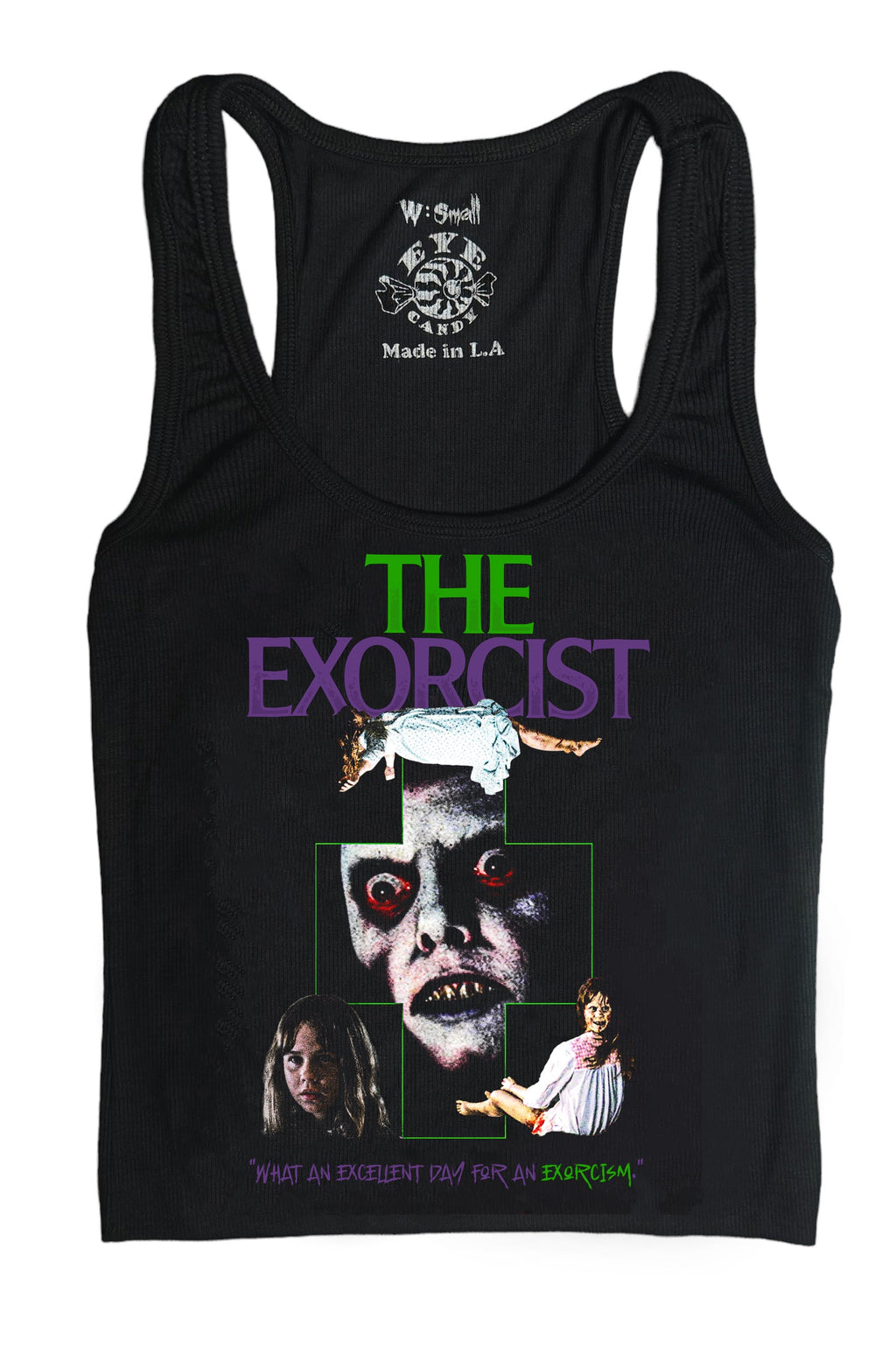 Vera's Eyecandy The Exorcist Movie Ribbed Tank Top