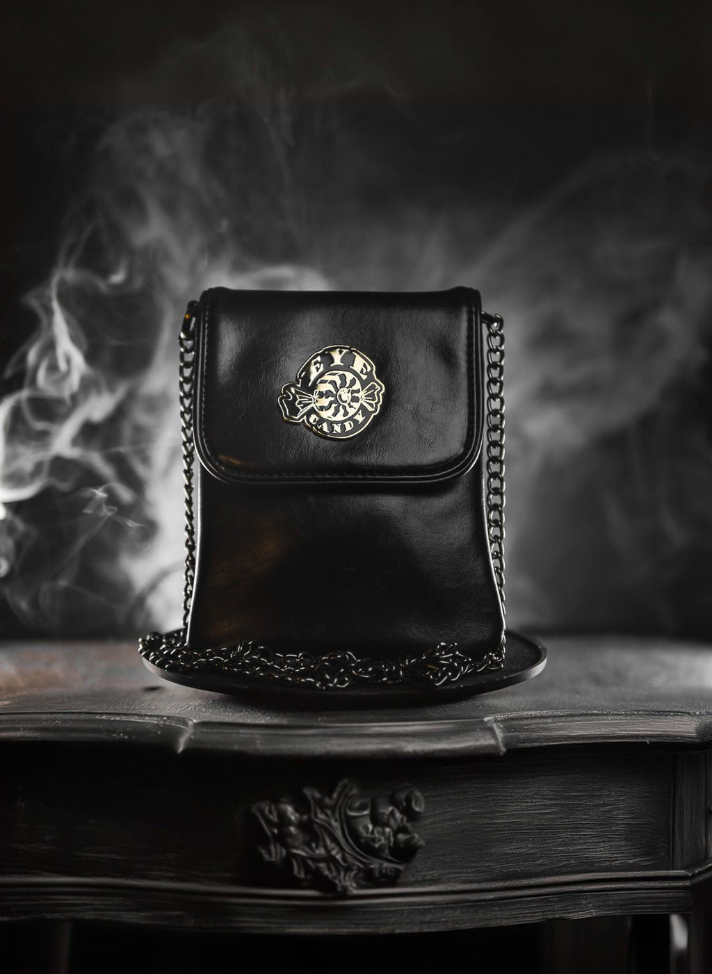 Vera's Eyecandy Mini Black Vegan Purse Bag
