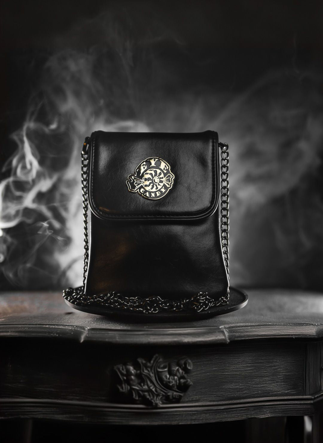 Vera's Eyecandy Mini Black Vegan Purse Bag