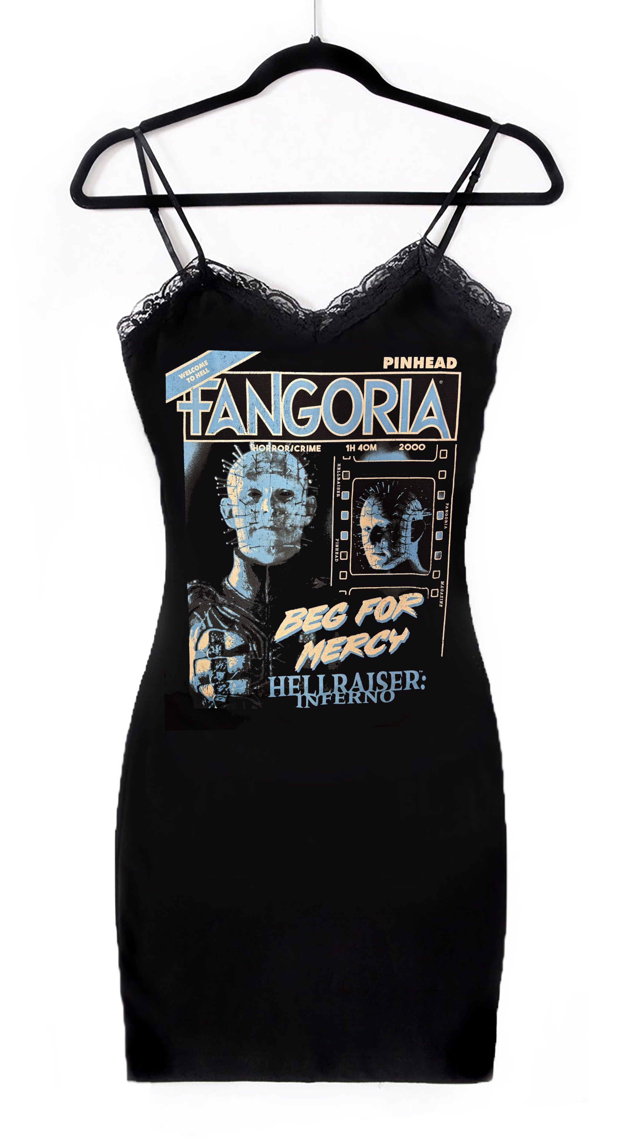 Vera's Eyecandy Hellraiser X Fangoria Magazine Cover Lace Strap Dress