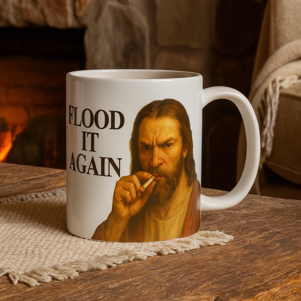 Original Underground White Flood It Again Mug
