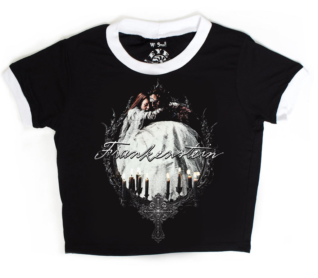 Vera's Eyecandy A Leaf For Me Frankenstein Ringer Tee