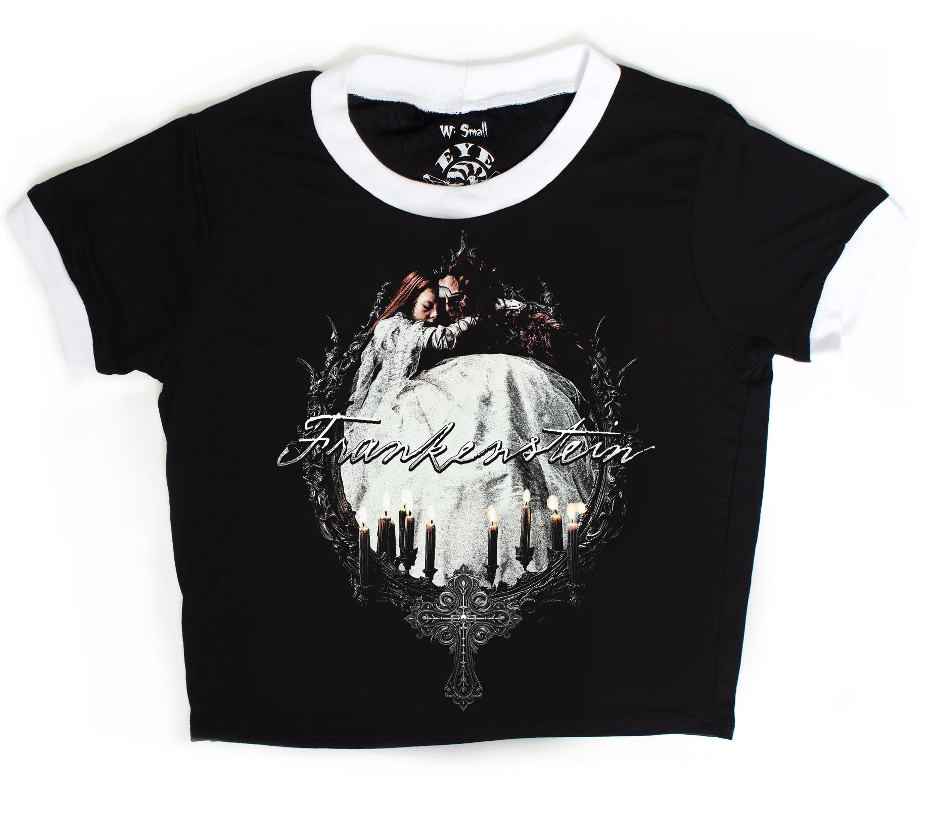 Vera's Eyecandy A Leaf For Me Frankenstein Ringer Tee