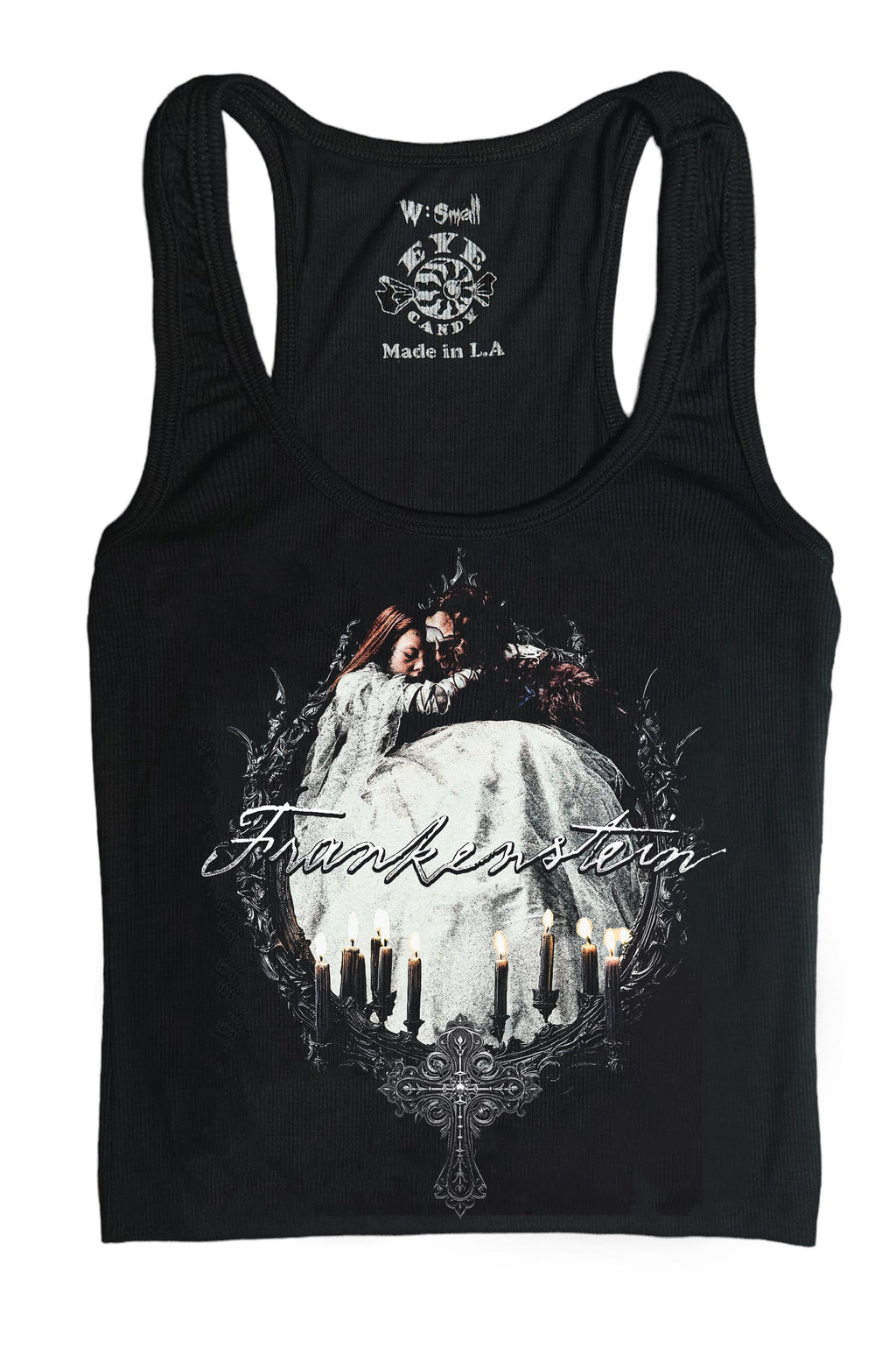 Vera's Eyecandy Frankenstein Ribbed Tank Top