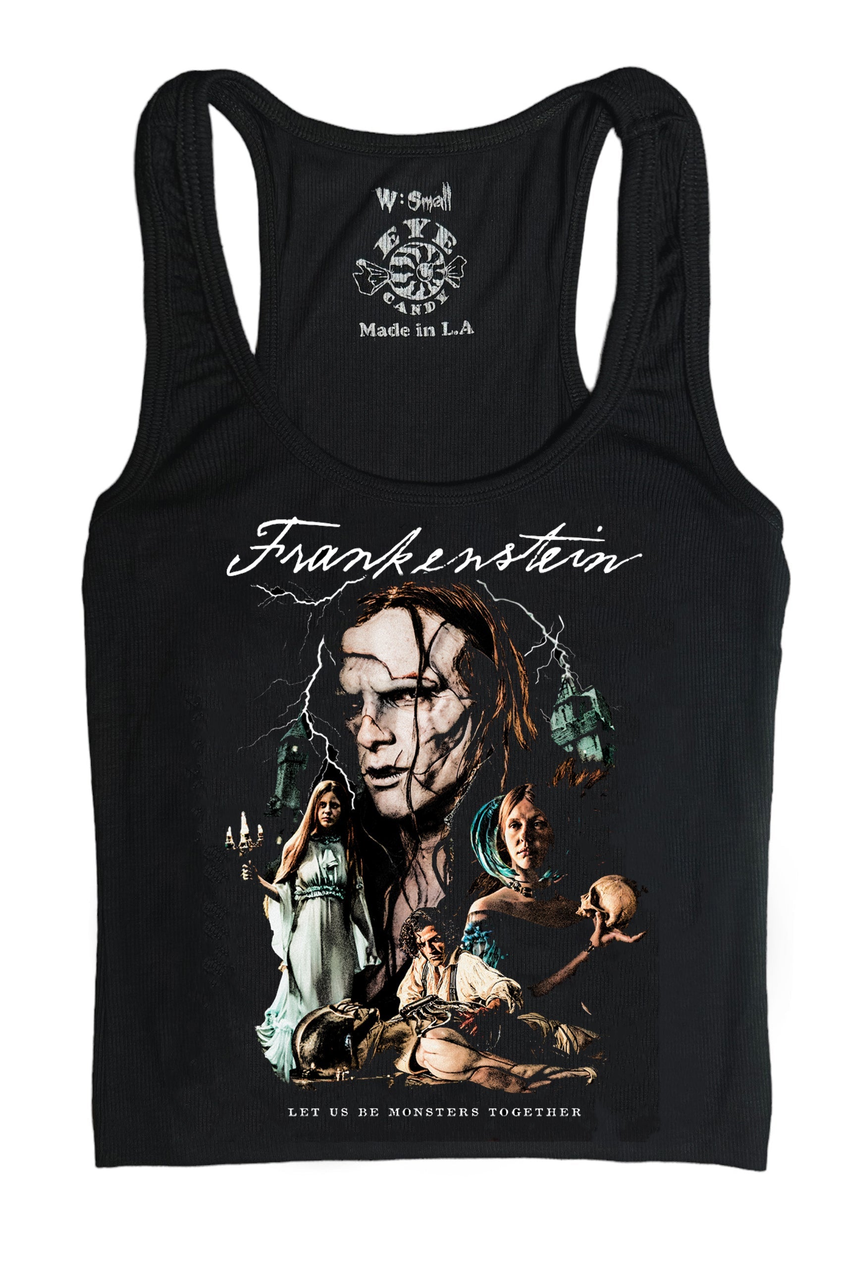 Vera's Eyecandy Frankenstein Monsters Ribbed Tank Top