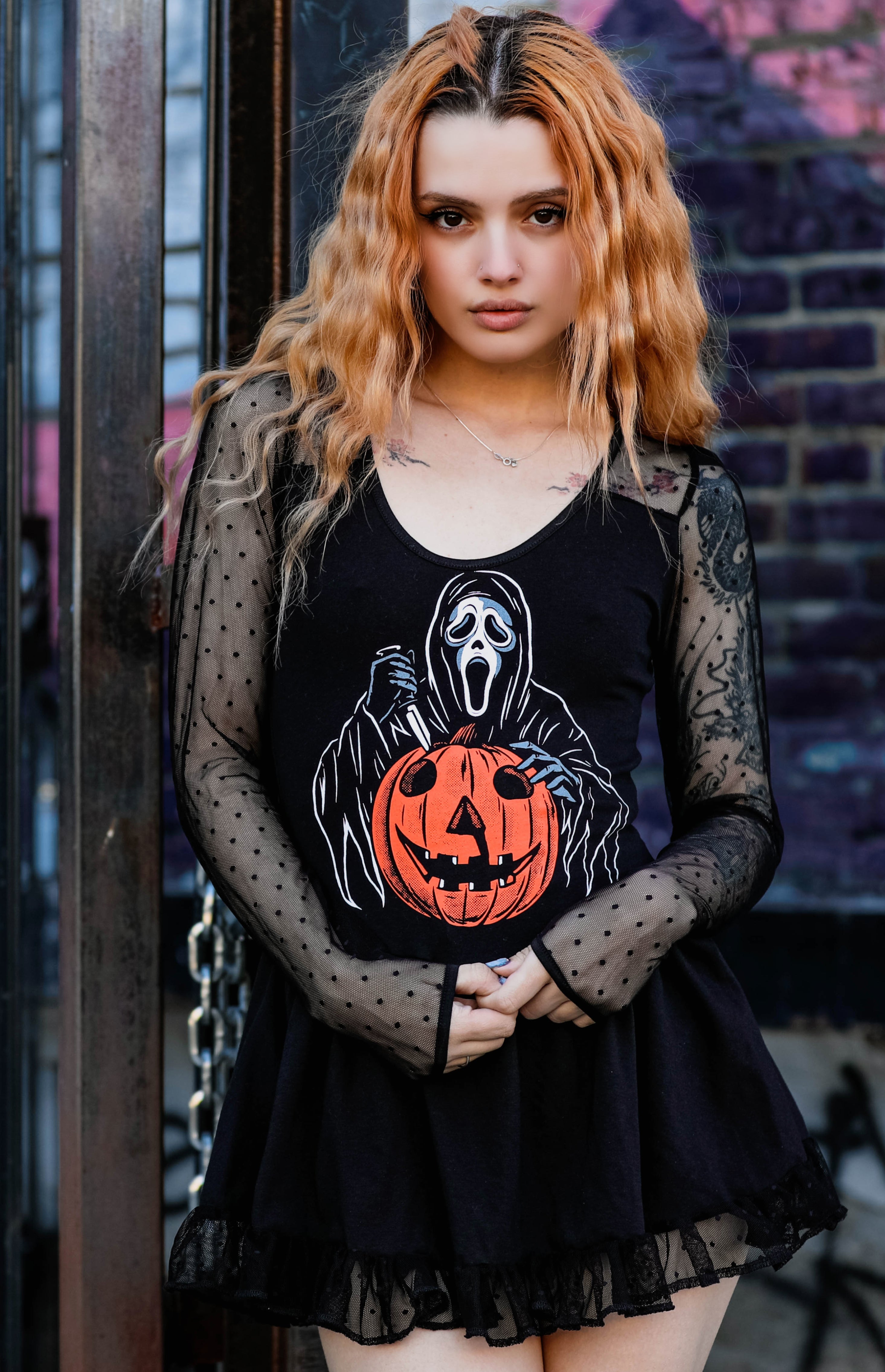 Vera's Eyecandy Don't Hang Up Ballerina Horror Dress