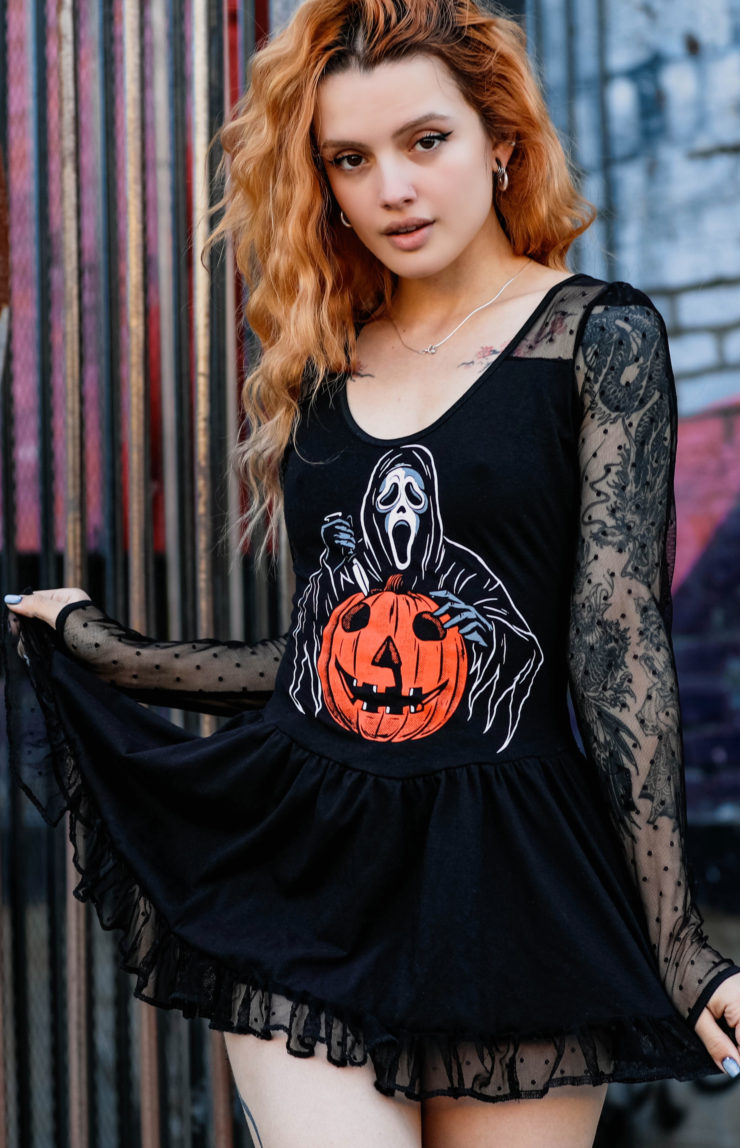 Vera's Eyecandy Don't Hang Up Ballerina Horror Dress