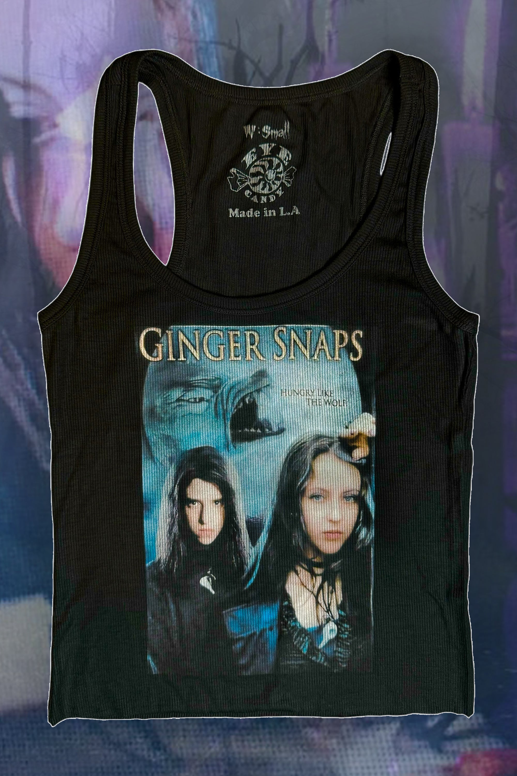 Vera's Eyecandy Ginger Snaps Ribbed Horror Tank Top