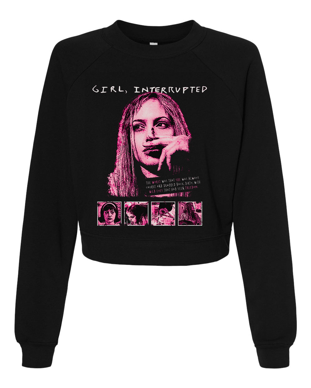 Vera's Eyecandy Girl Interrupted Pullover Sweater
