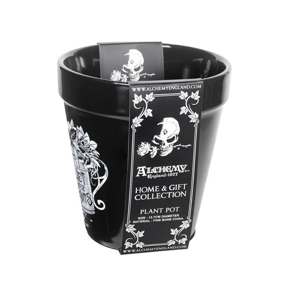 Alchemy Gothic Wet Your Plants Plant Pot GPP5