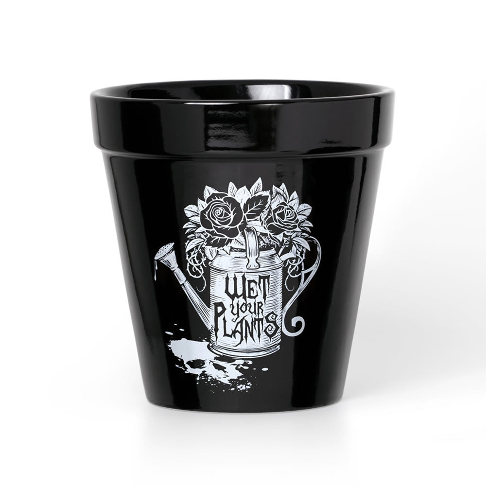 Alchemy Gothic Wet Your Plants Plant Pot GPP5