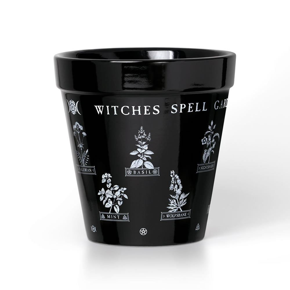 Alchemy Gothic Witches Spell Garden Plant Pot GPP6