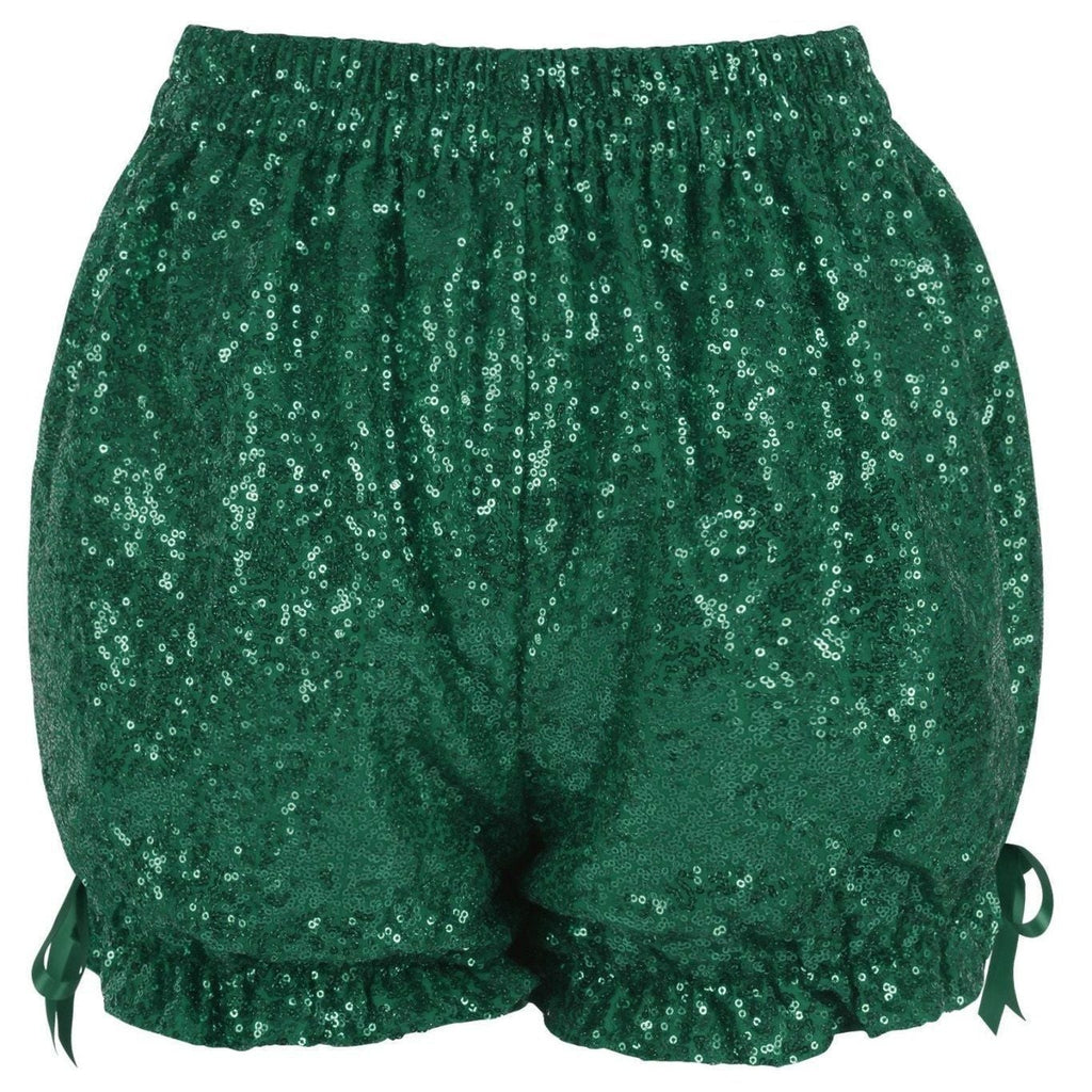 Green Sequin Bloomers - Daisy Corsets