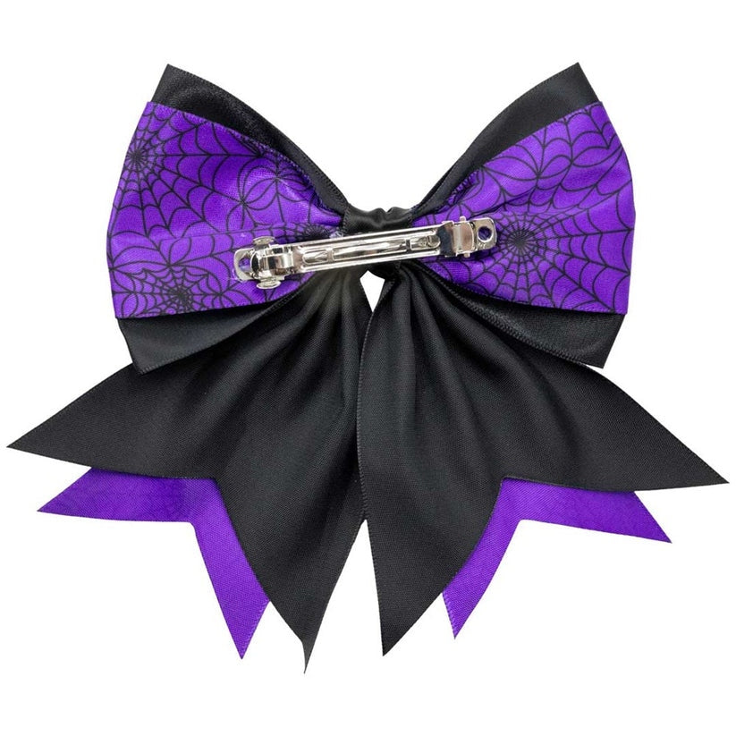 Kreepsville 666 Black Purple Elvira Dagger Bow