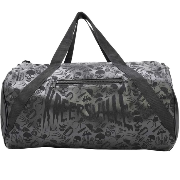 Kreepsville 666 Black Skull Duffle Zip Bag