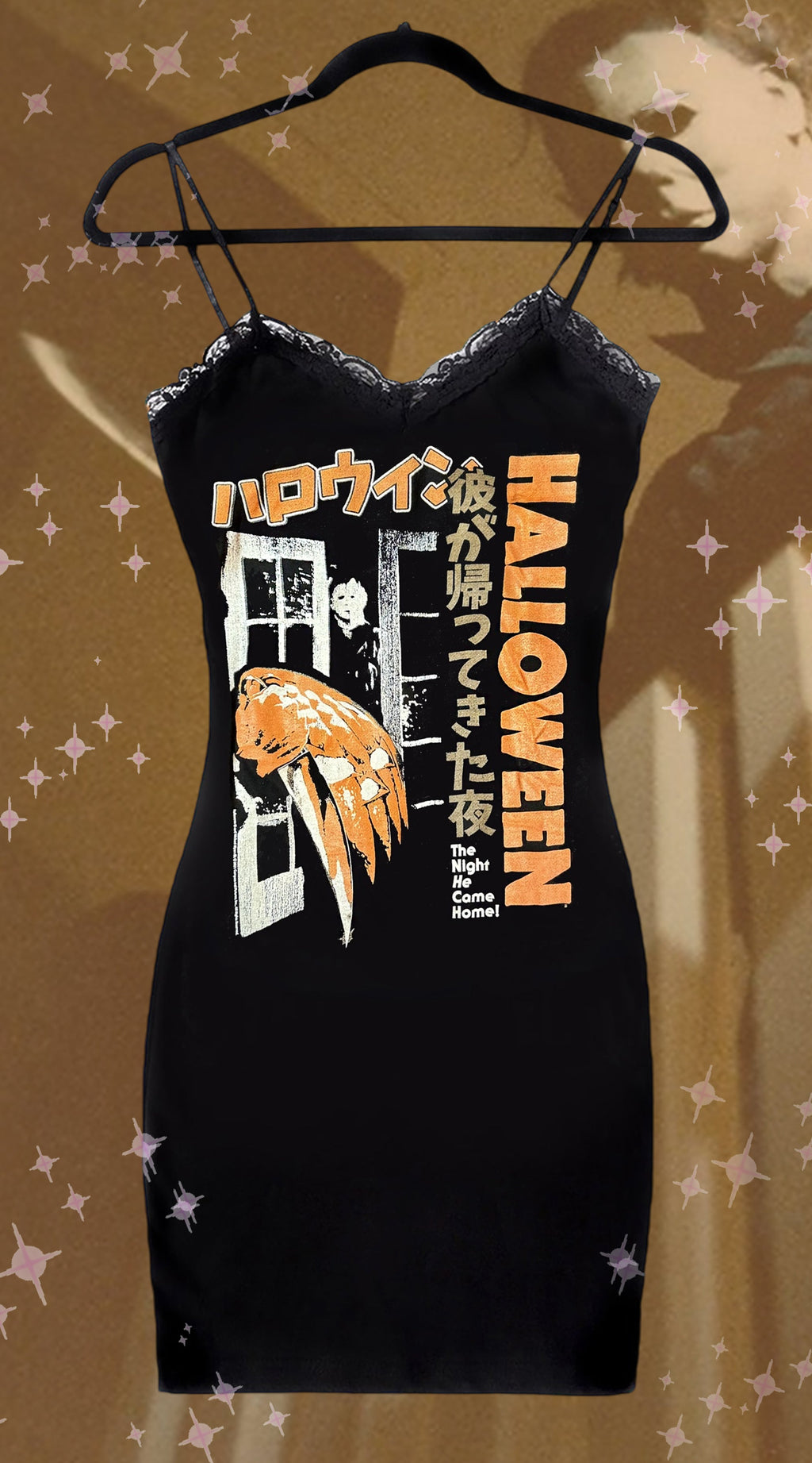Vera's Eyecandy Halloween Japanese Flyer Lace Strap Dress