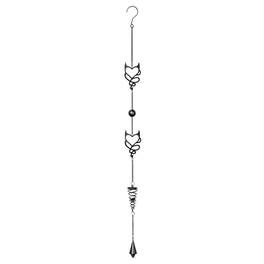 Alchemy Gothic Devil Heart Hanging Decor Wind Chime HD19