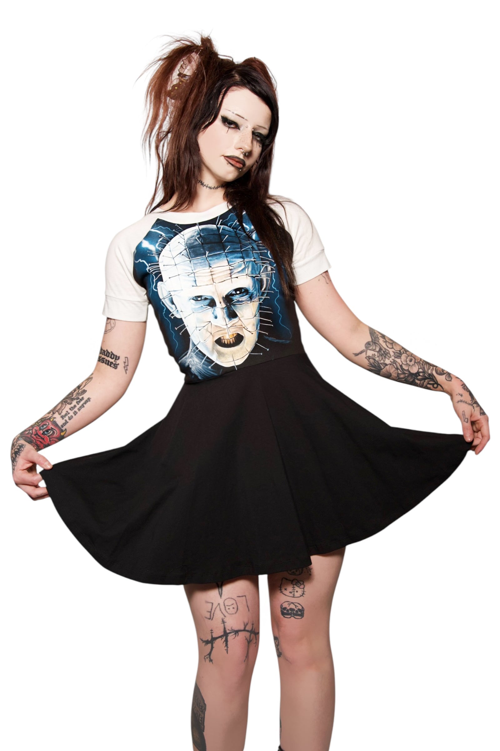 Vera's Eyecandy Hellraiser Horror Baby Doll Dress