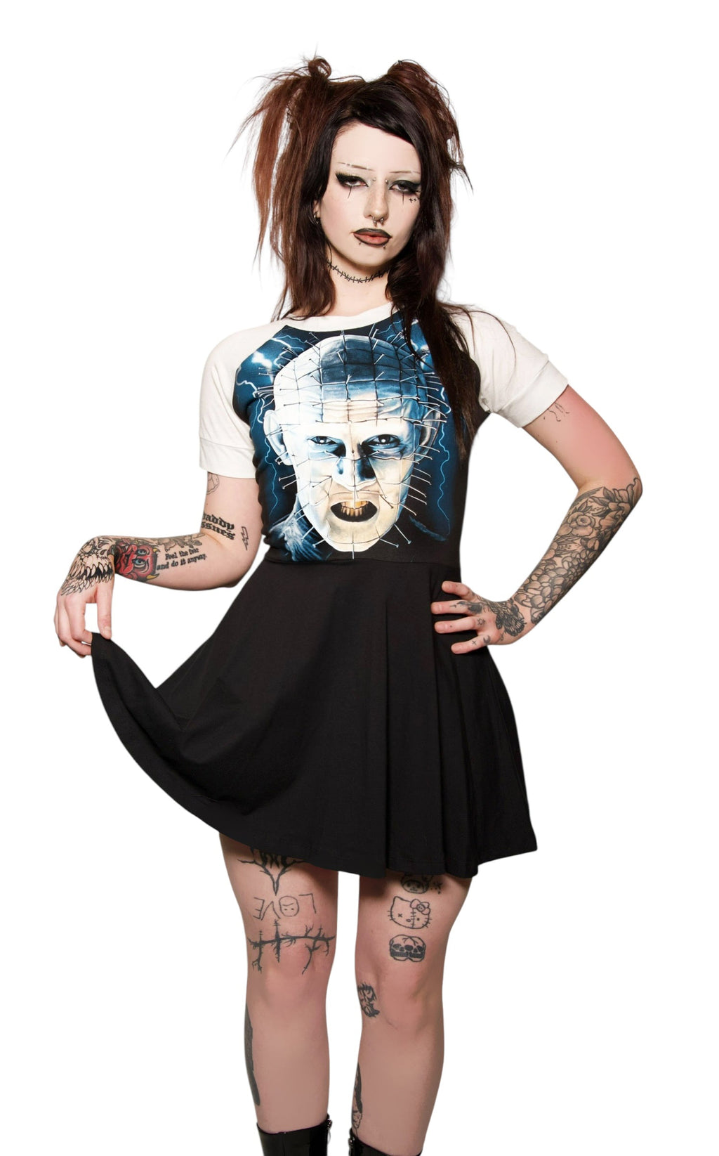 Vera's Eyecandy Hellraiser Horror Baby Doll Dress