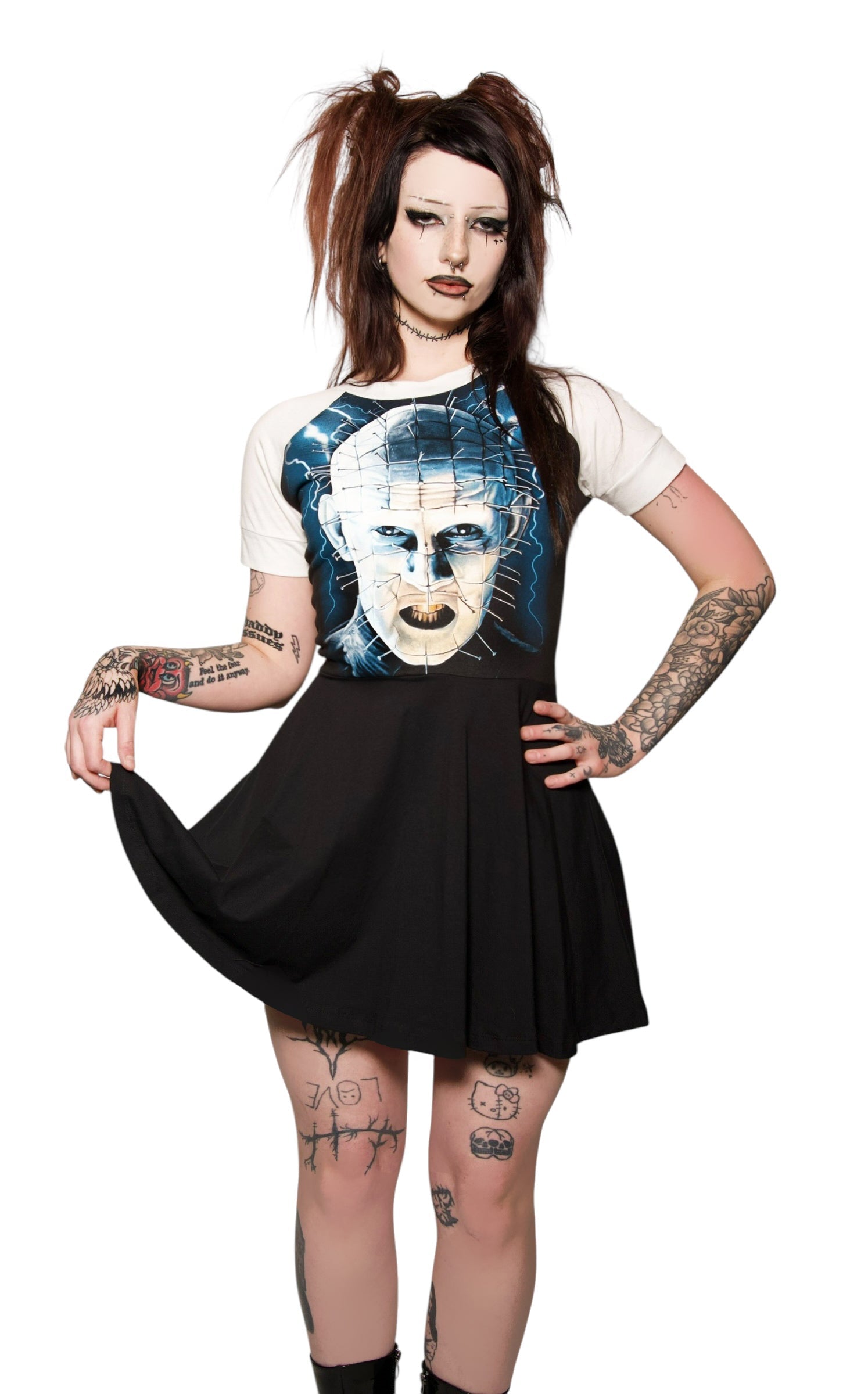 Vera's Eyecandy Hellraiser Horror Baby Doll Dress