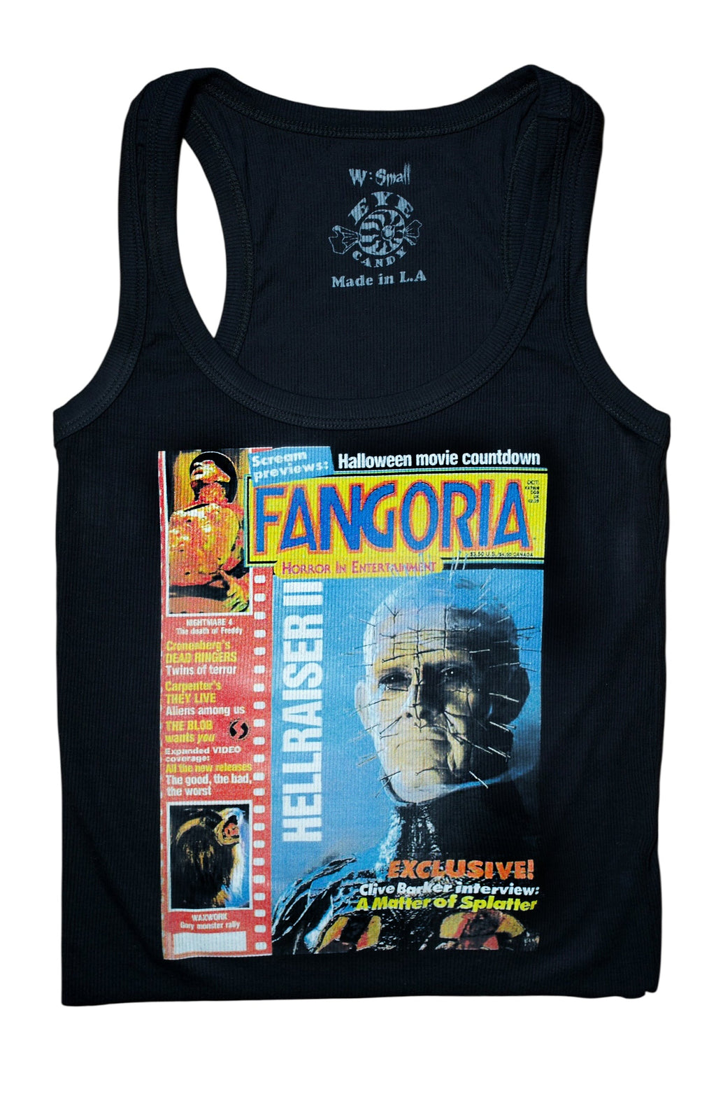 Vera's Eyecandy Pinhead X Fangoria Ribbed Tank Top