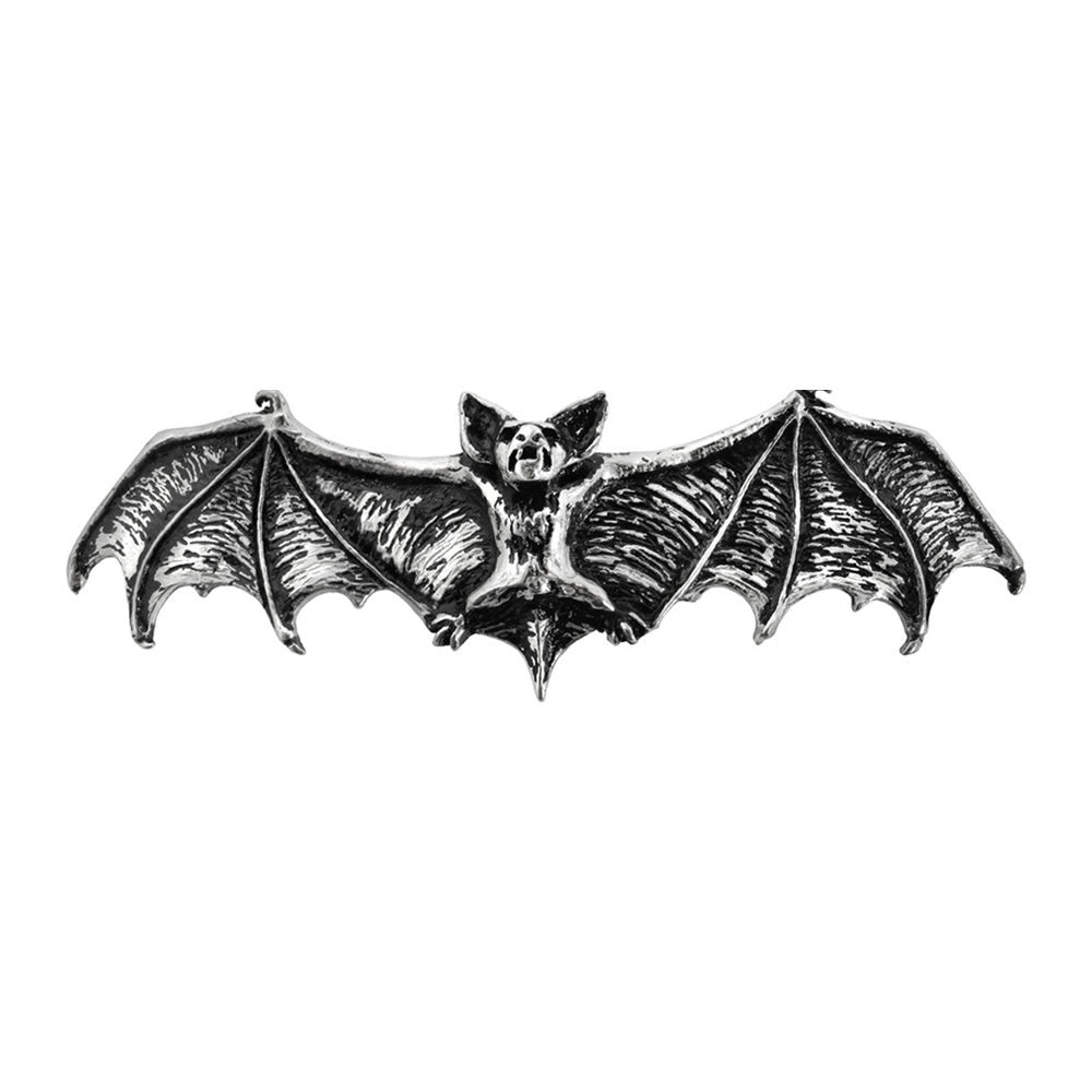 Alchemy Gothic Darkling Bat Pewter Barrette HH1