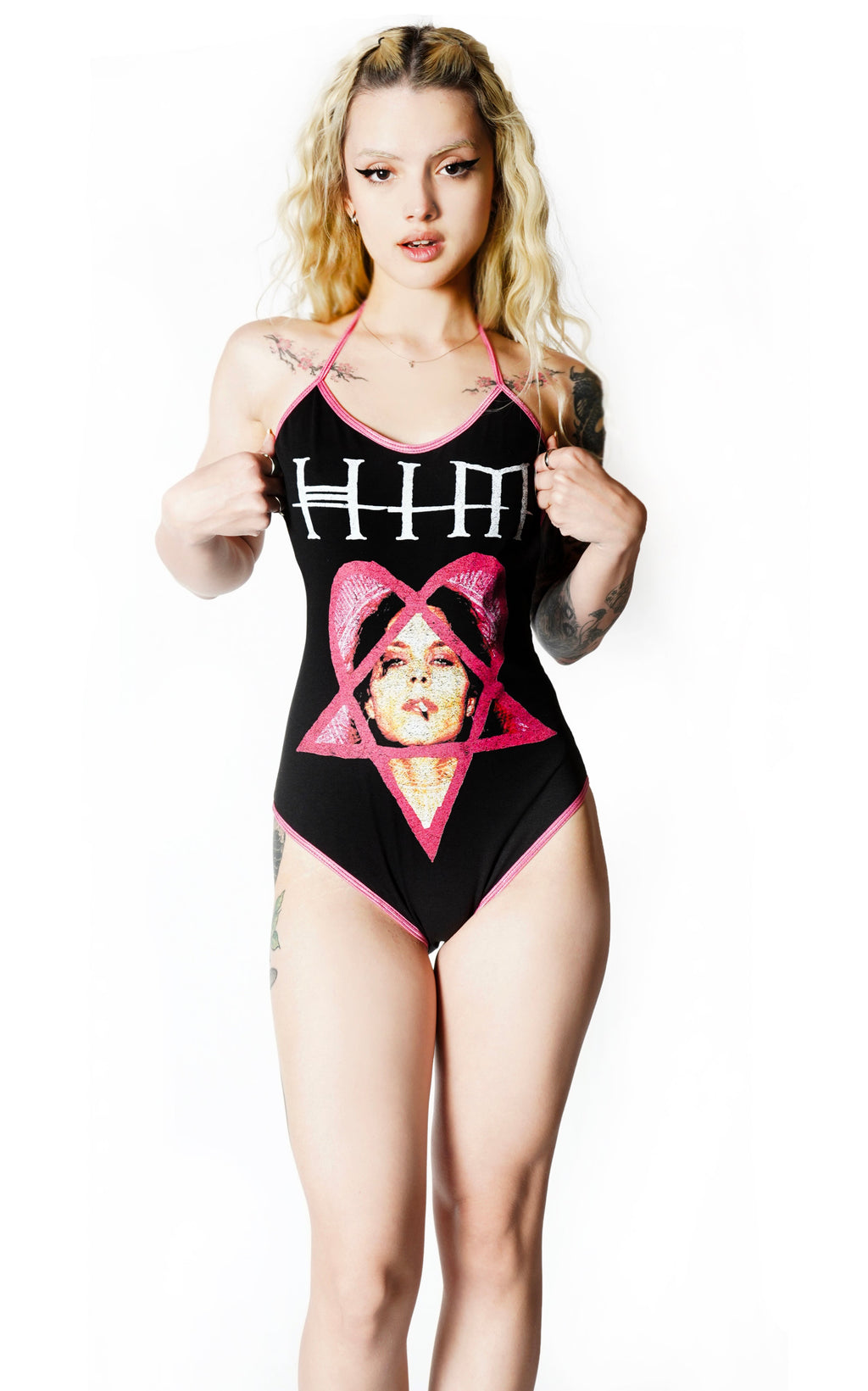 Vera's Eyecandy HIM Finnish Band Bodysuit