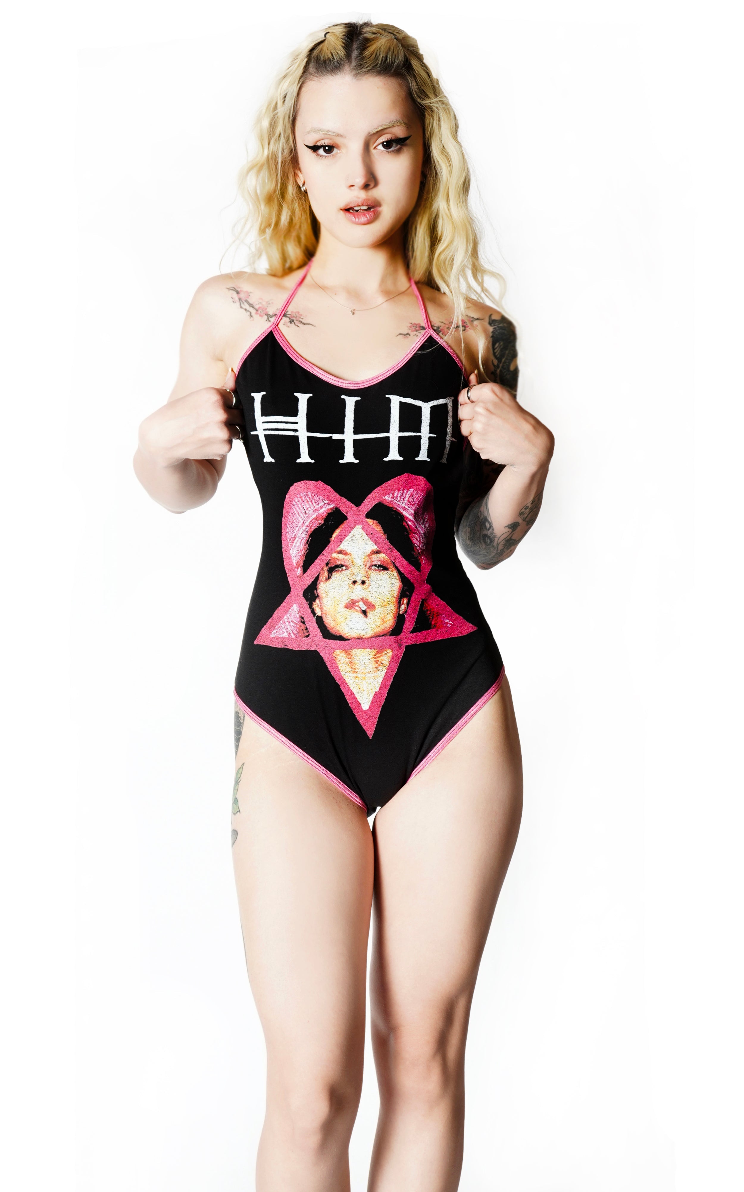 Vera's Eyecandy HIM Finnish Band Bodysuit